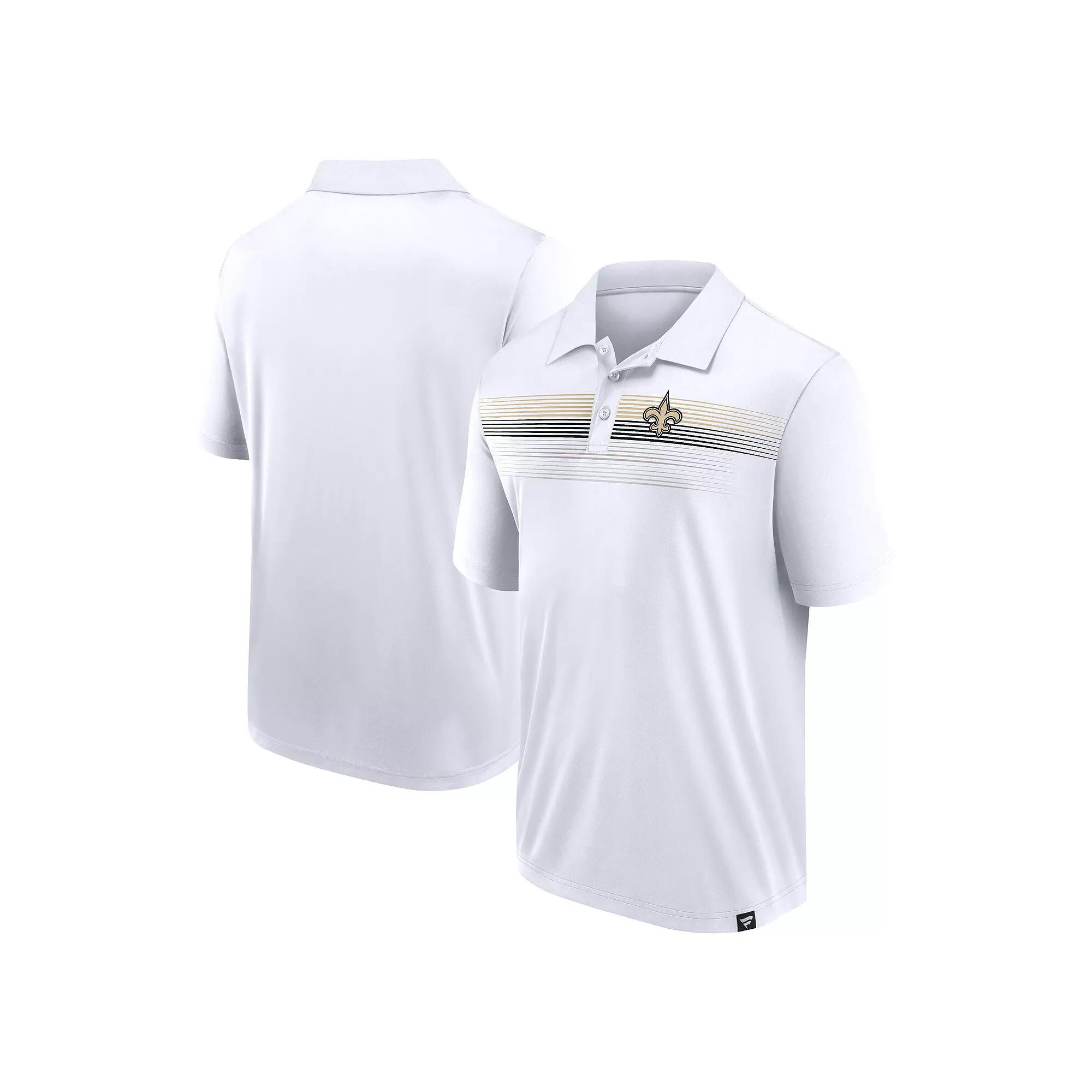 Men's Fanatics White Atlanta Falcons Victory For Us Interlock Polo,  Product Image