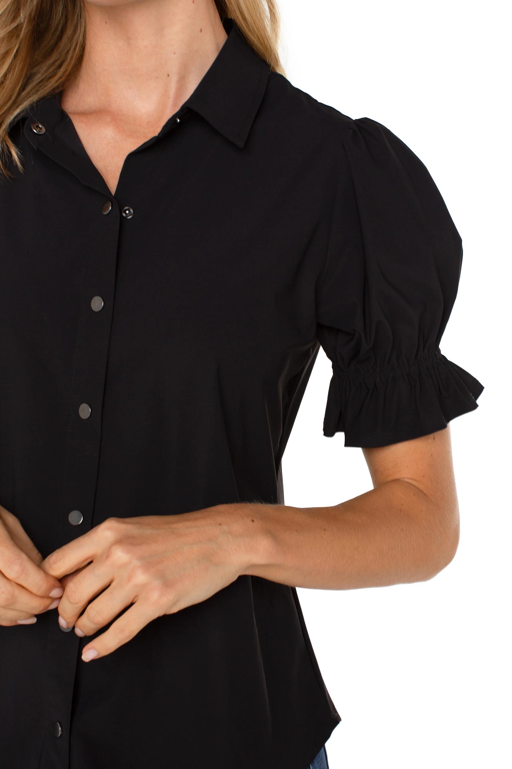 Snap Front Knit Shirt Product Image