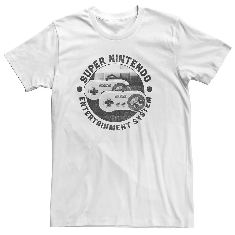 Big & Tall Nintendo Super Nintendo Controllers Tee, Men's,  Product Image