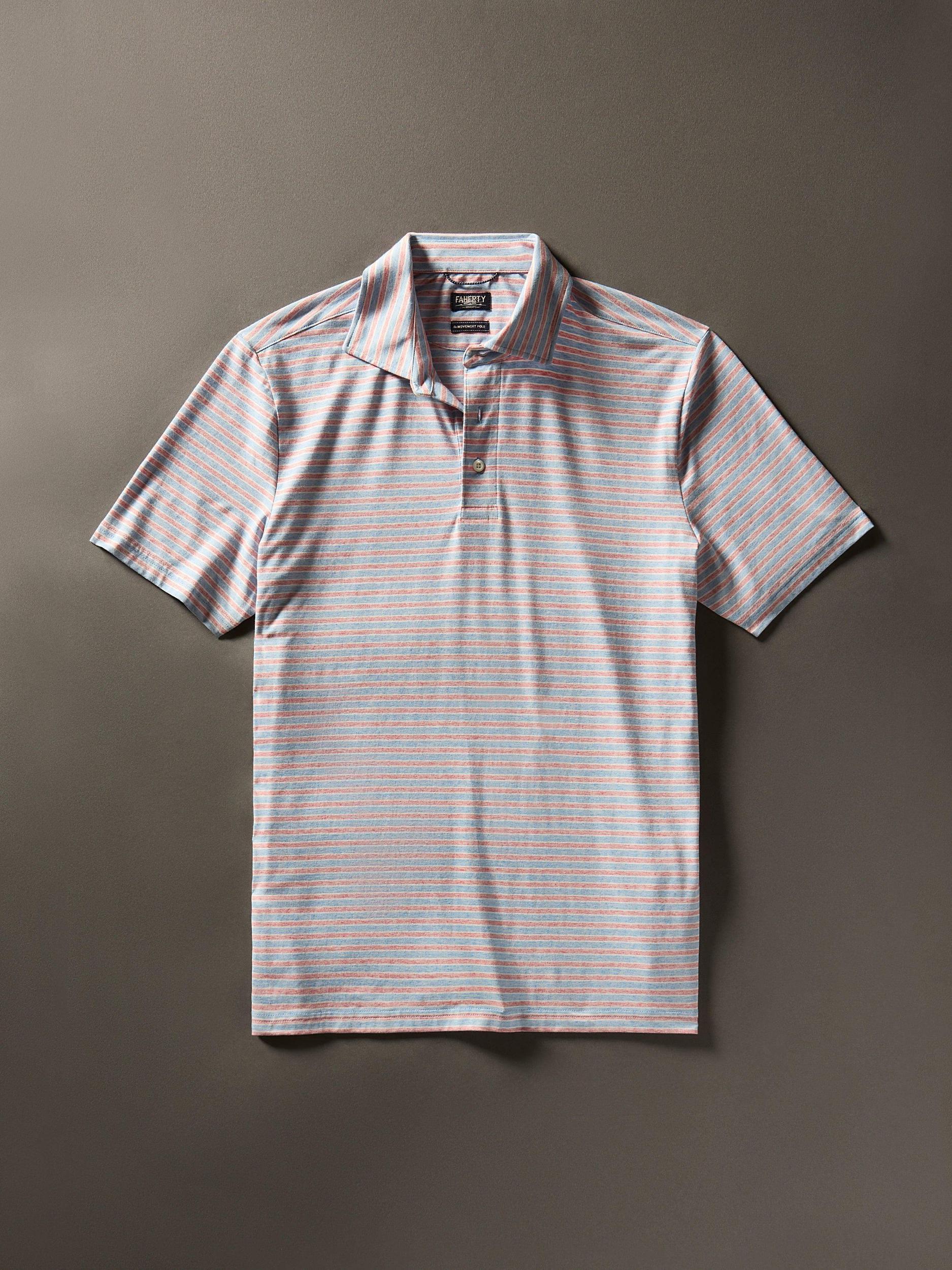 Short-Sleeve Movement™ Polo Shirt - Horizon Line Stripe Male Product Image