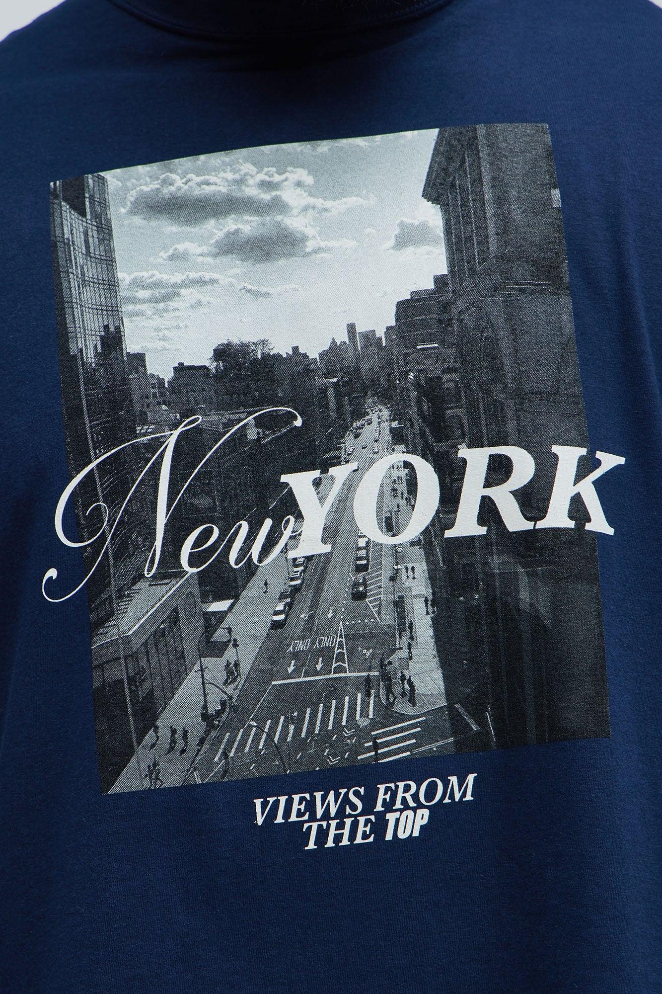 NYC View From The Top Short Sleeve Tee - Navy Product Image