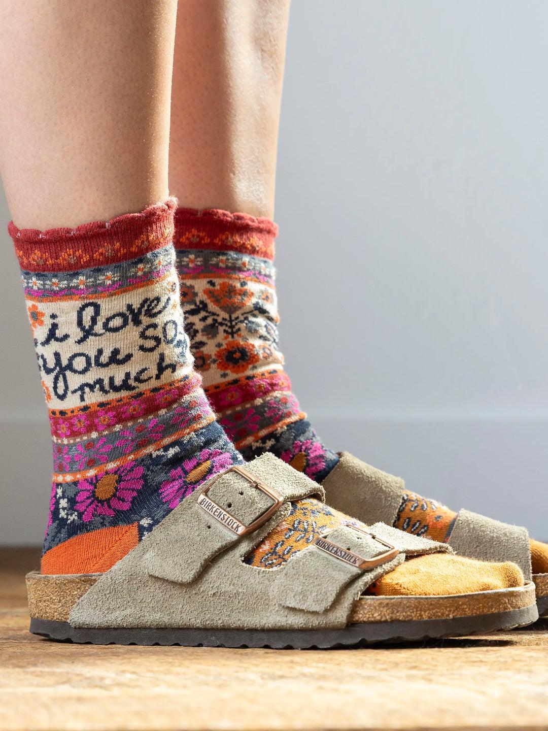 Boxed Boho Sock Set, Set of 3 Product Image