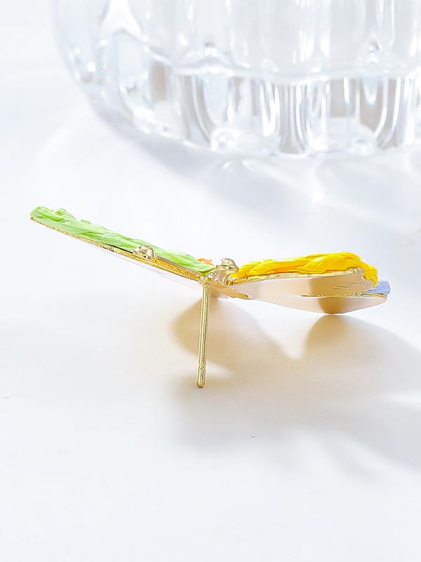 Butterfly Shape Drop Earrings Product Image