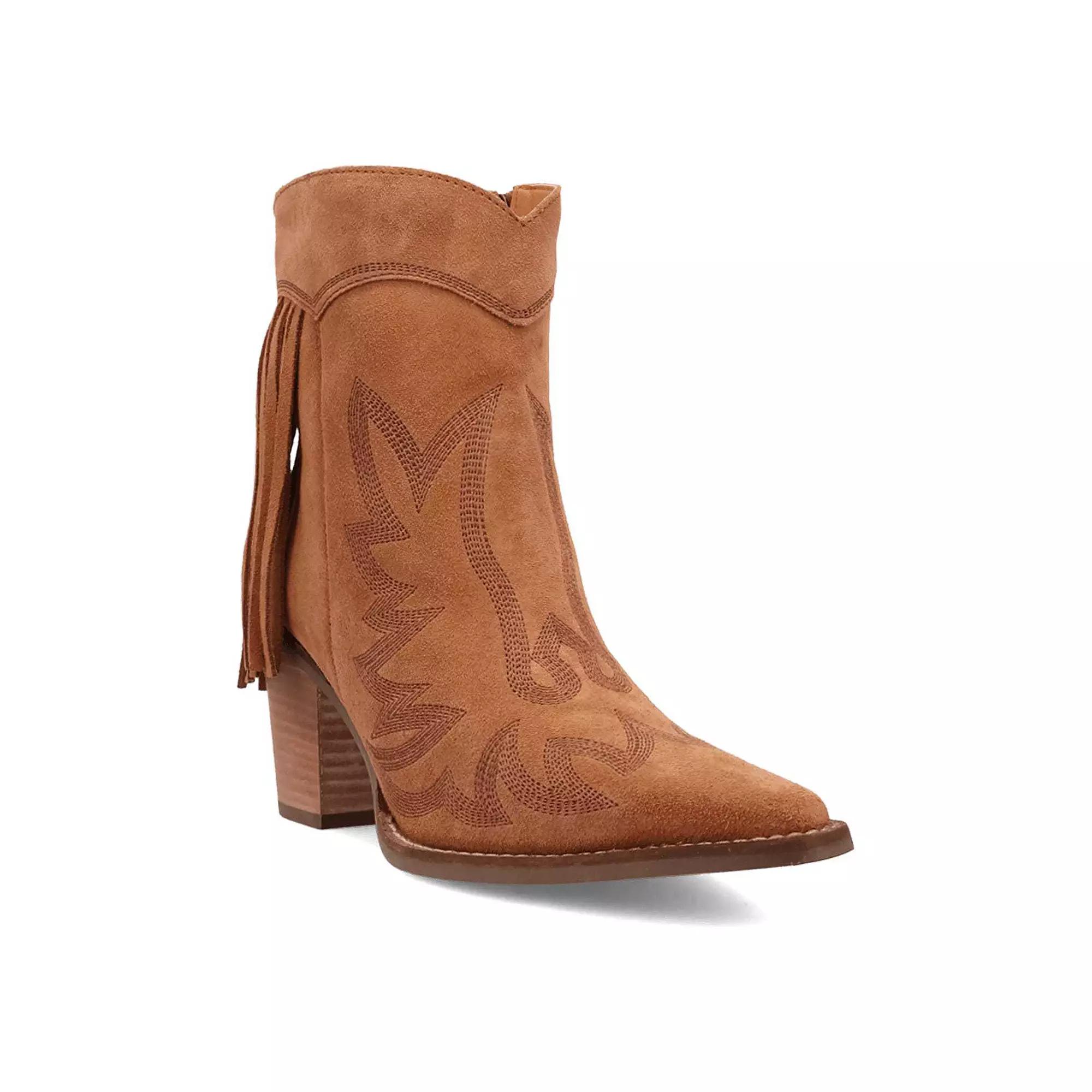 Dingo Wild Sage Women's Suede Ankle Boots,  Product Image