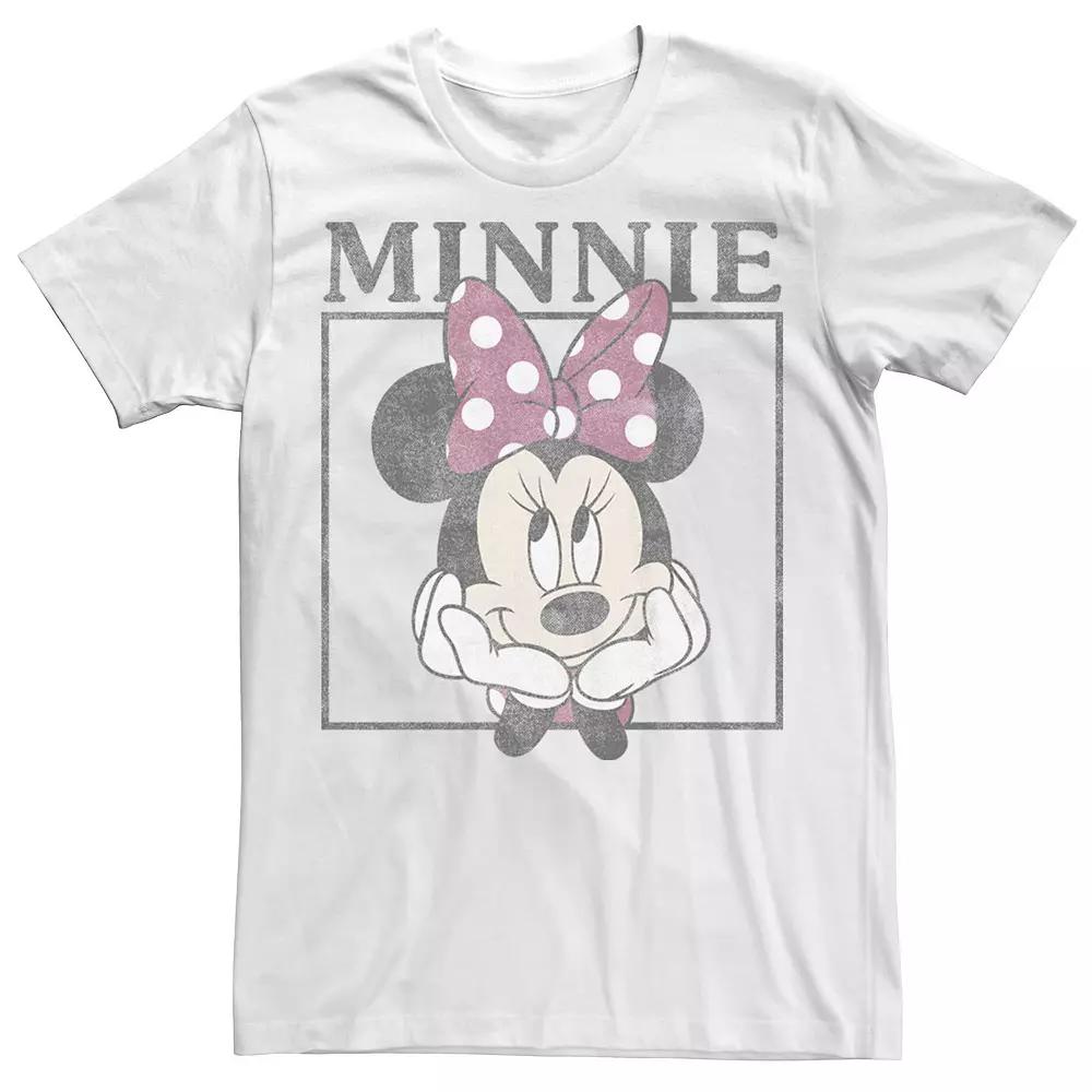 Disney's Minnie Mouse Men's Distressed Framed Portrait Tee,  Product Image