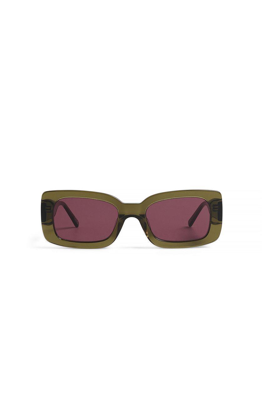 Rectangular Acetate Sunglasses Product Image