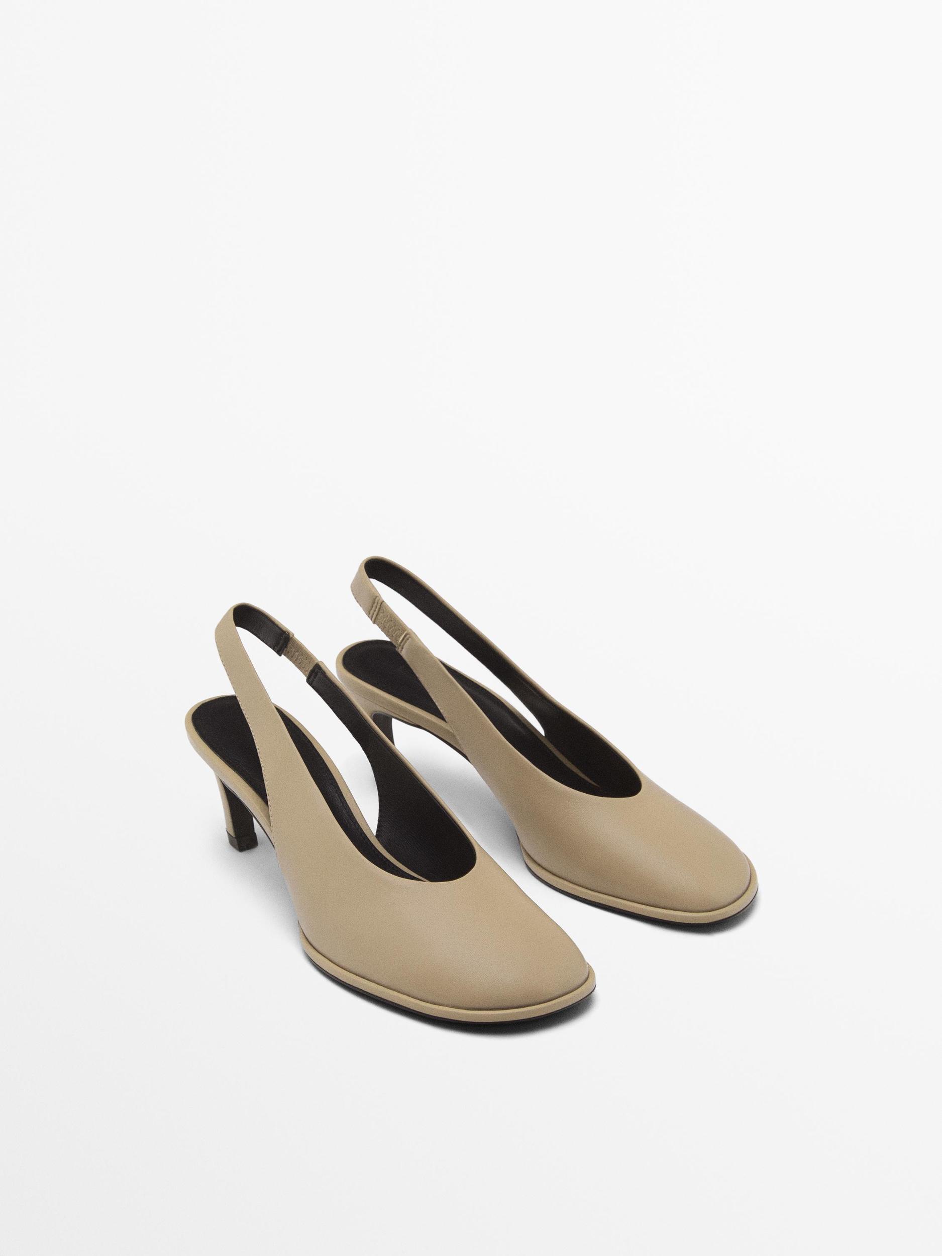 High-heel slingback shoes Product Image
