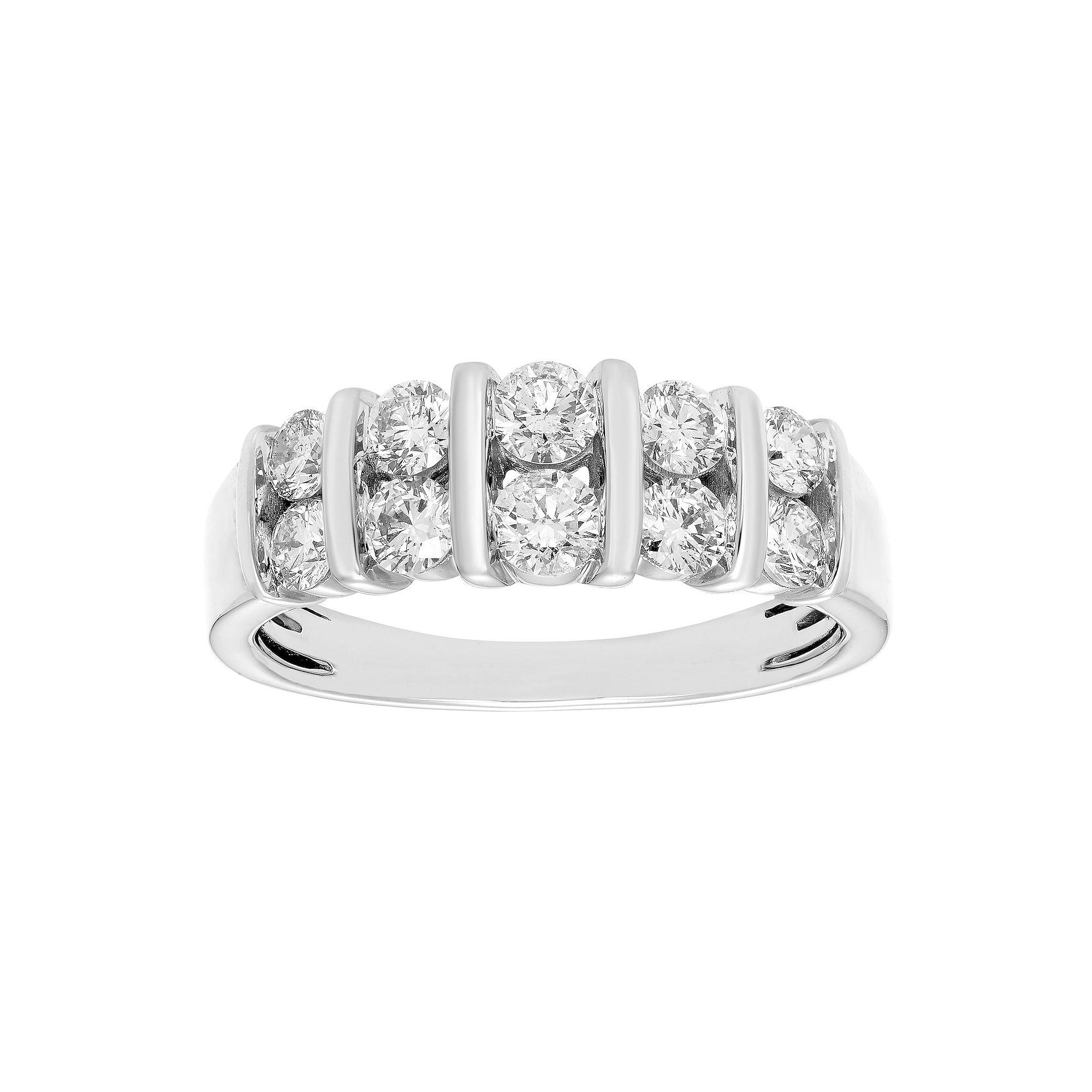 The Regal Collection 14k Gold 1 Carat T.W. Certified Diamond Band, Women's,  Product Image