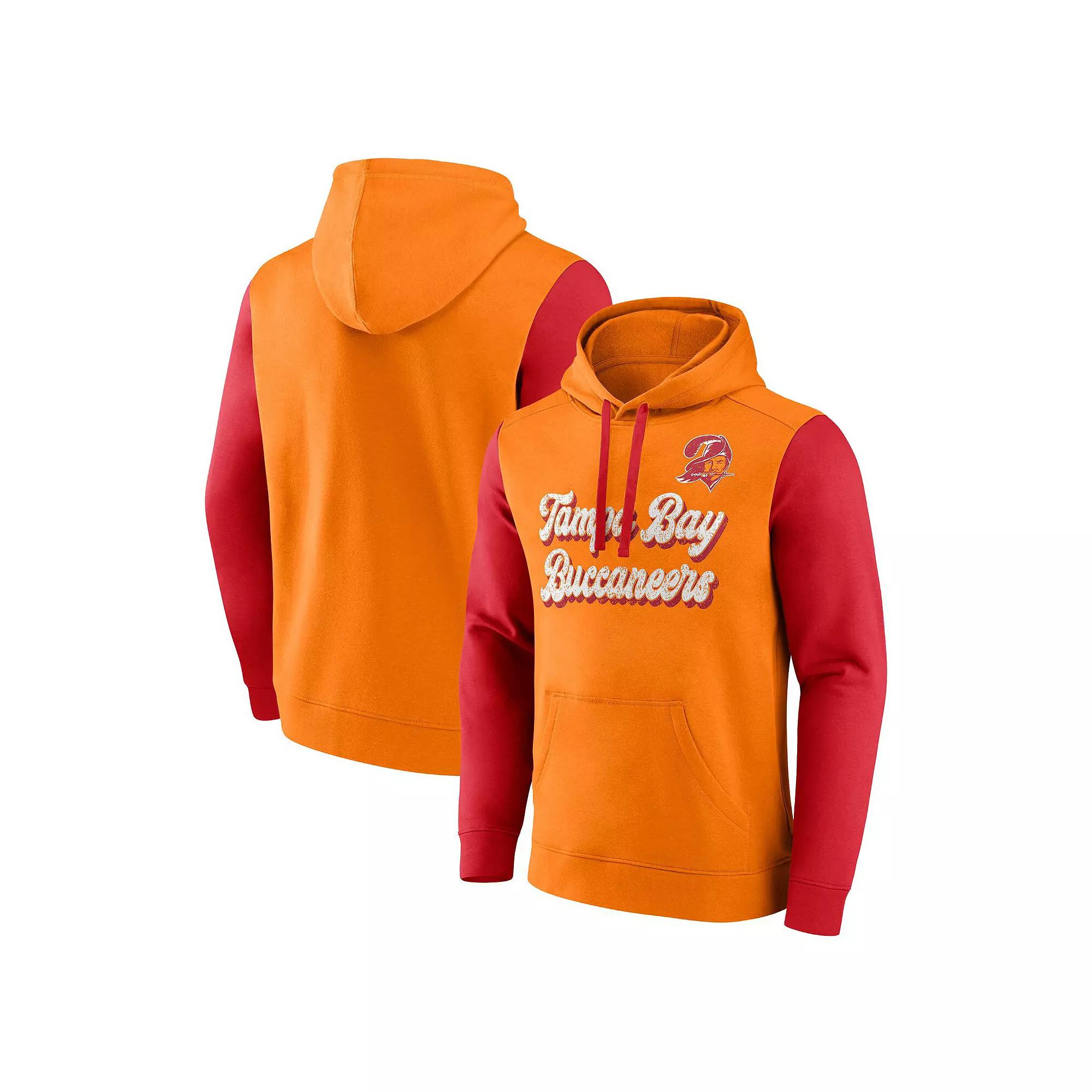 Men's Fanatics Red Tampa Bay Buccaneers Fleece Pullover Hoodie,  Product Image