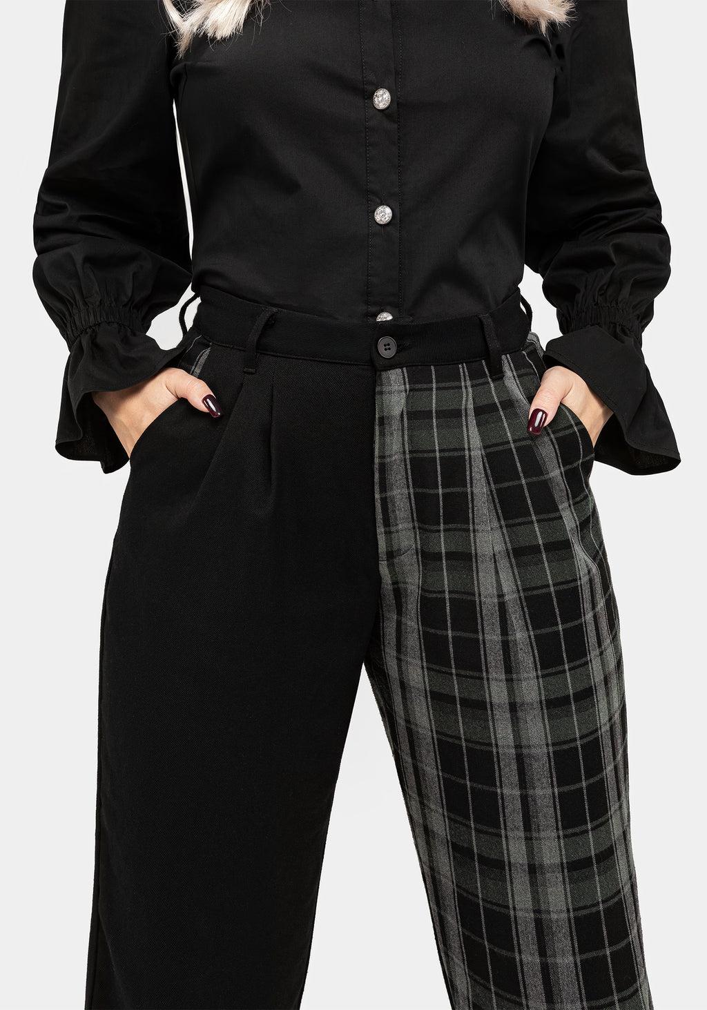 Checkmate High Waist Tapered Trousers Product Image