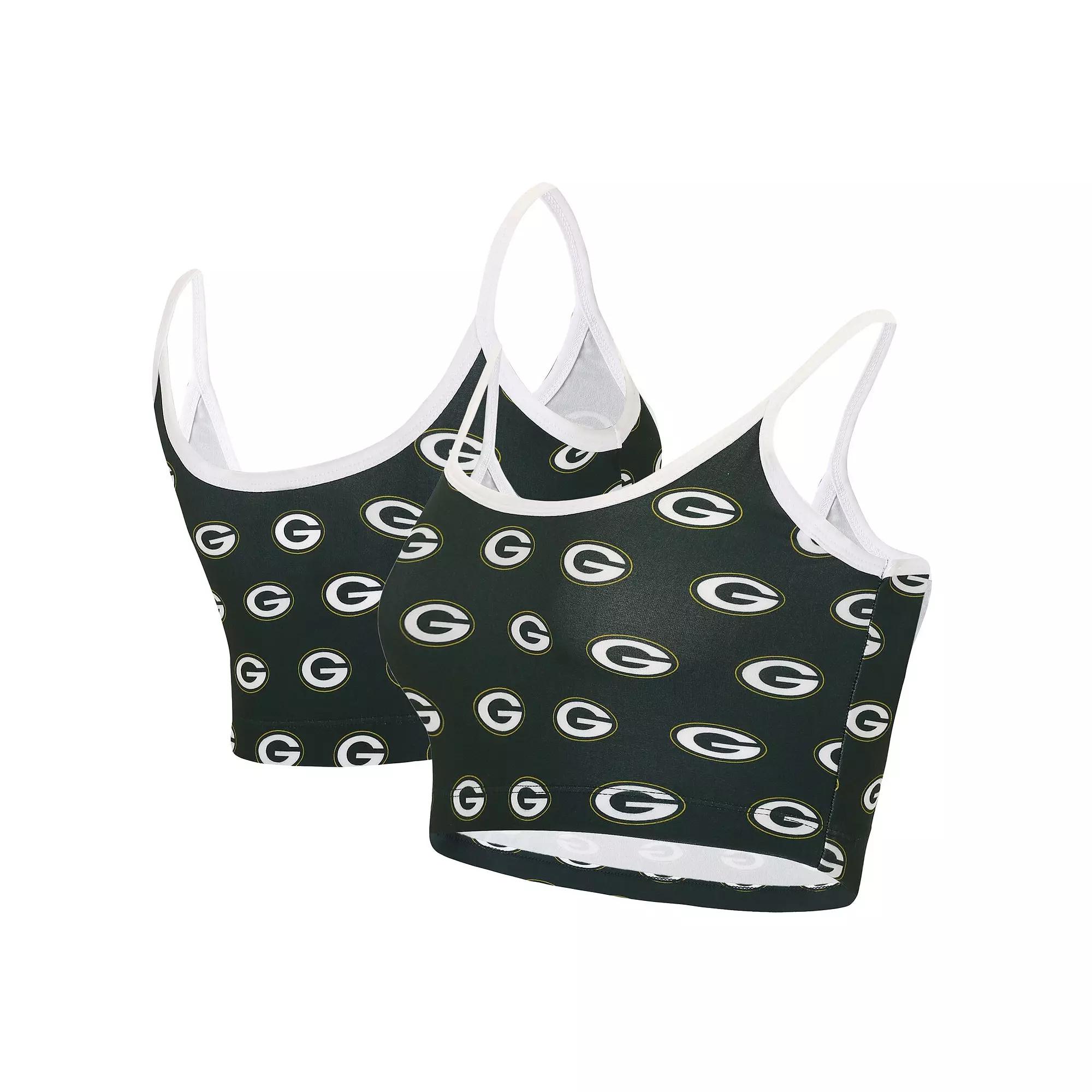 Womens Concepts Sport Bay Packers Gauge Lounge Bralette Product Image