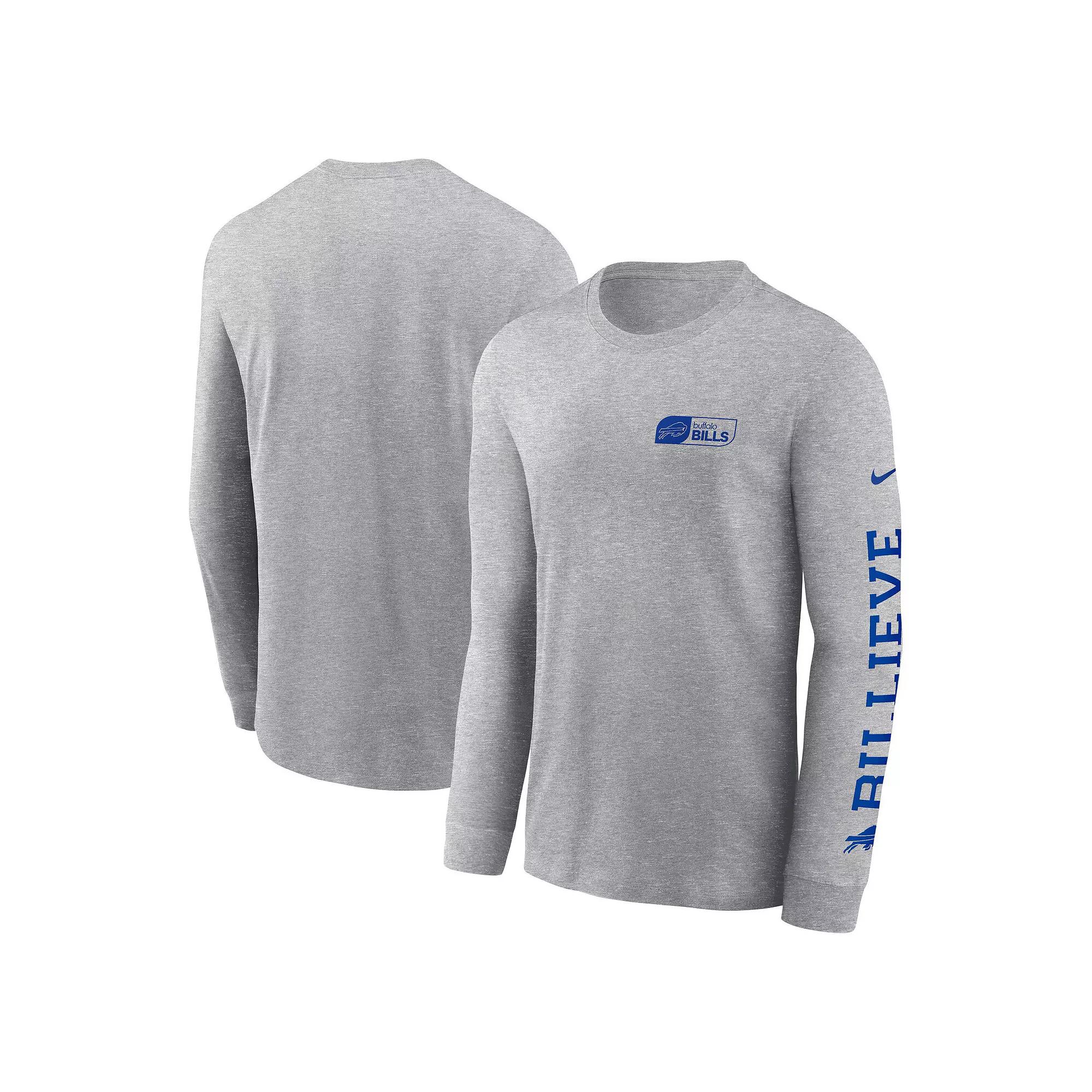 Buffalo Bills All Out Nike Mens NFL Long-Sleeve T-Shirt | NKAC06G81-YH5 Product Image