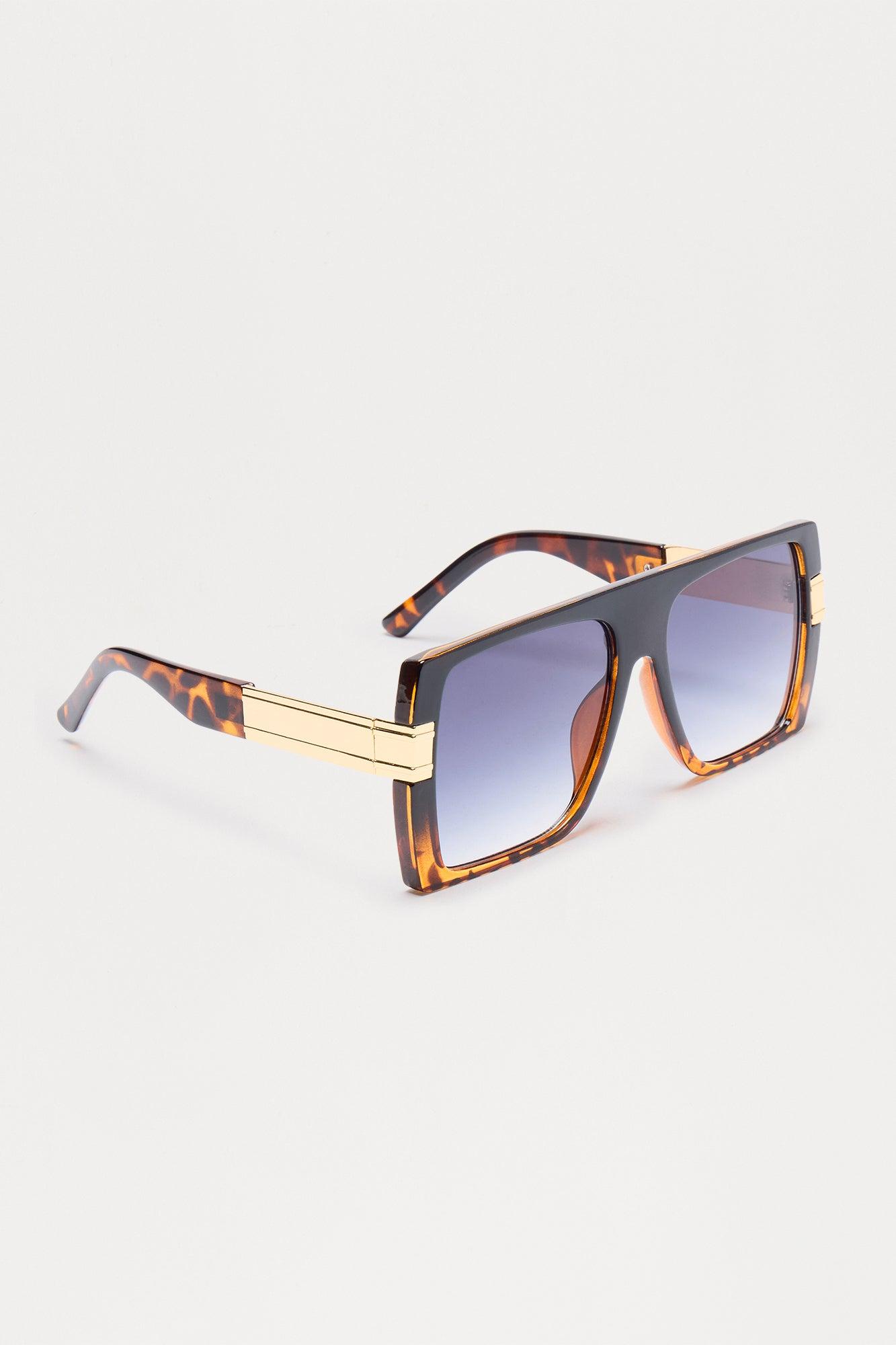 Kimberly Square Standard Sunglasses - Tortoise Female Product Image