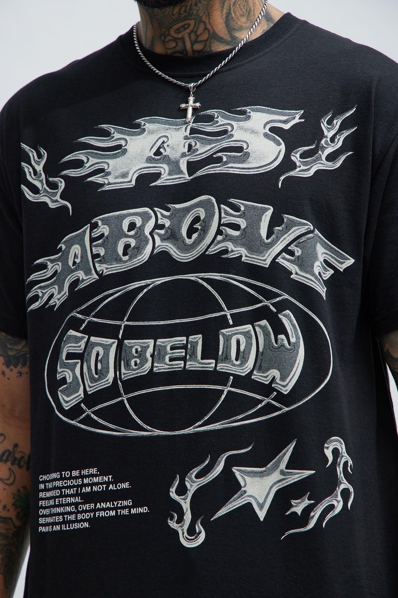 As Above So Below Short Sleeve Tee - Black Product Image