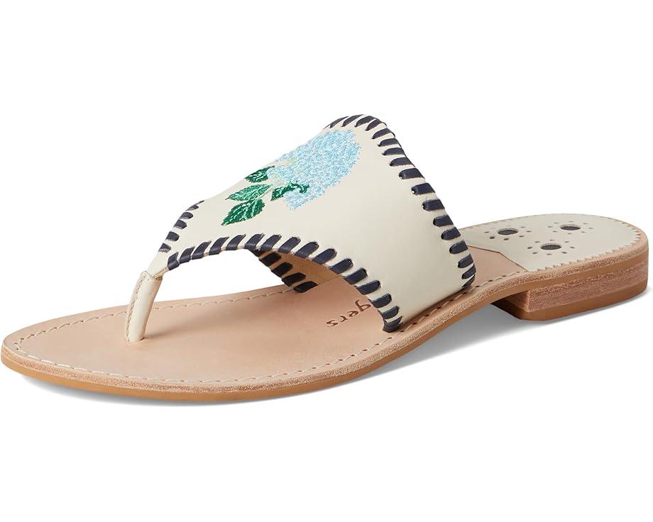 Jacks Flat Jeweled Sandals Product Image