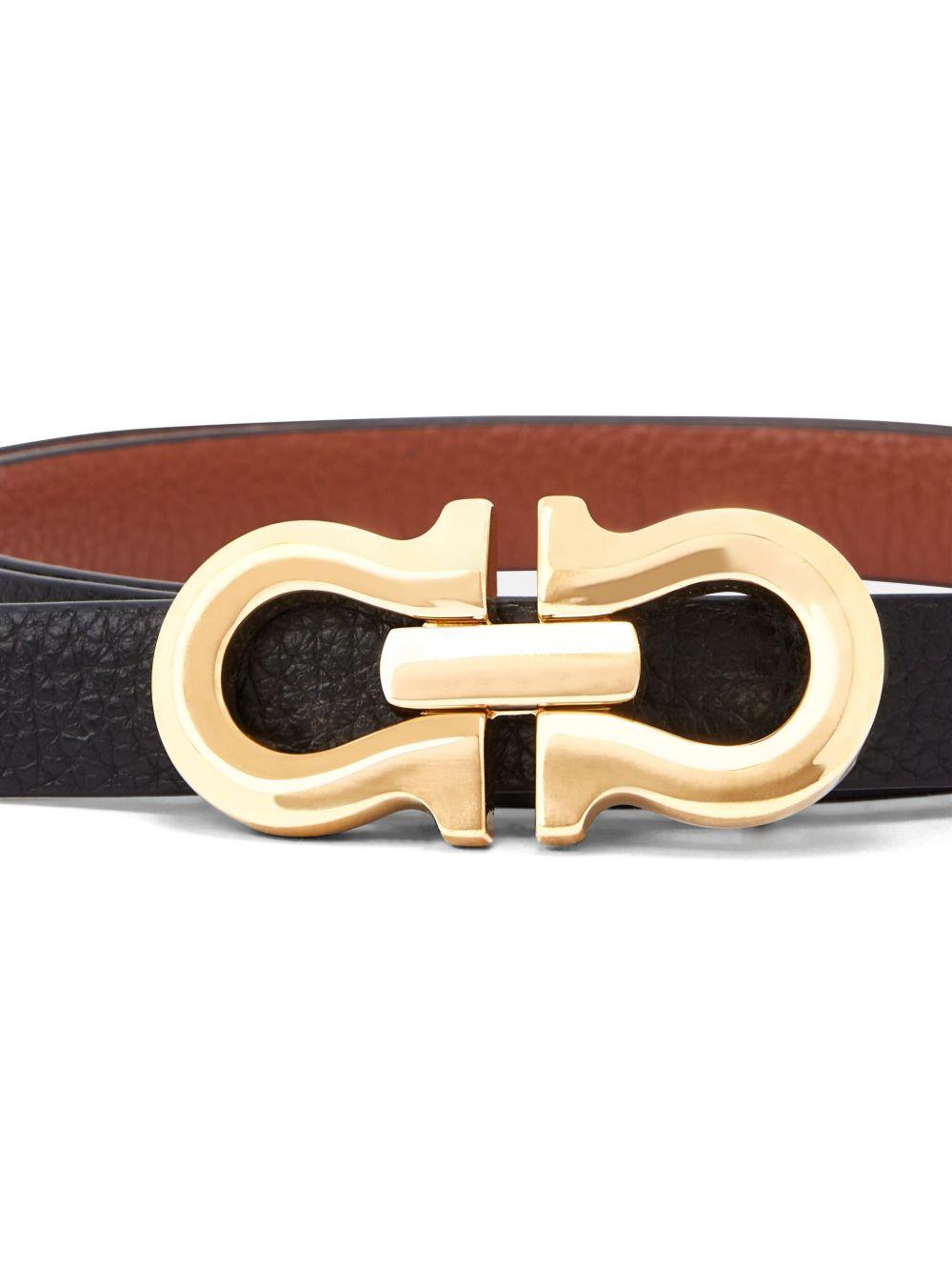 Gancini leather belt  Product Image