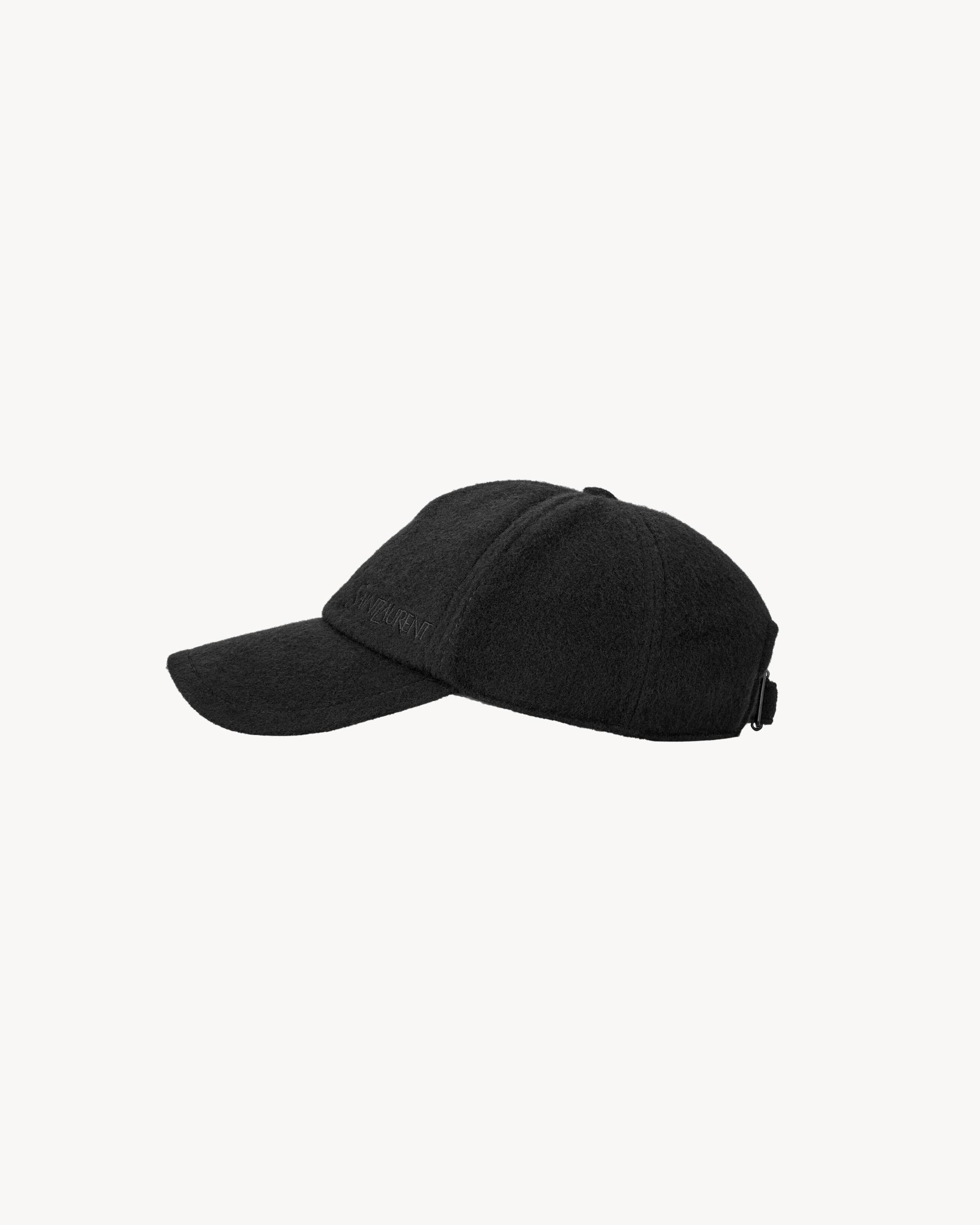 SAINT LAURENT vintage cap in cashmere Product Image