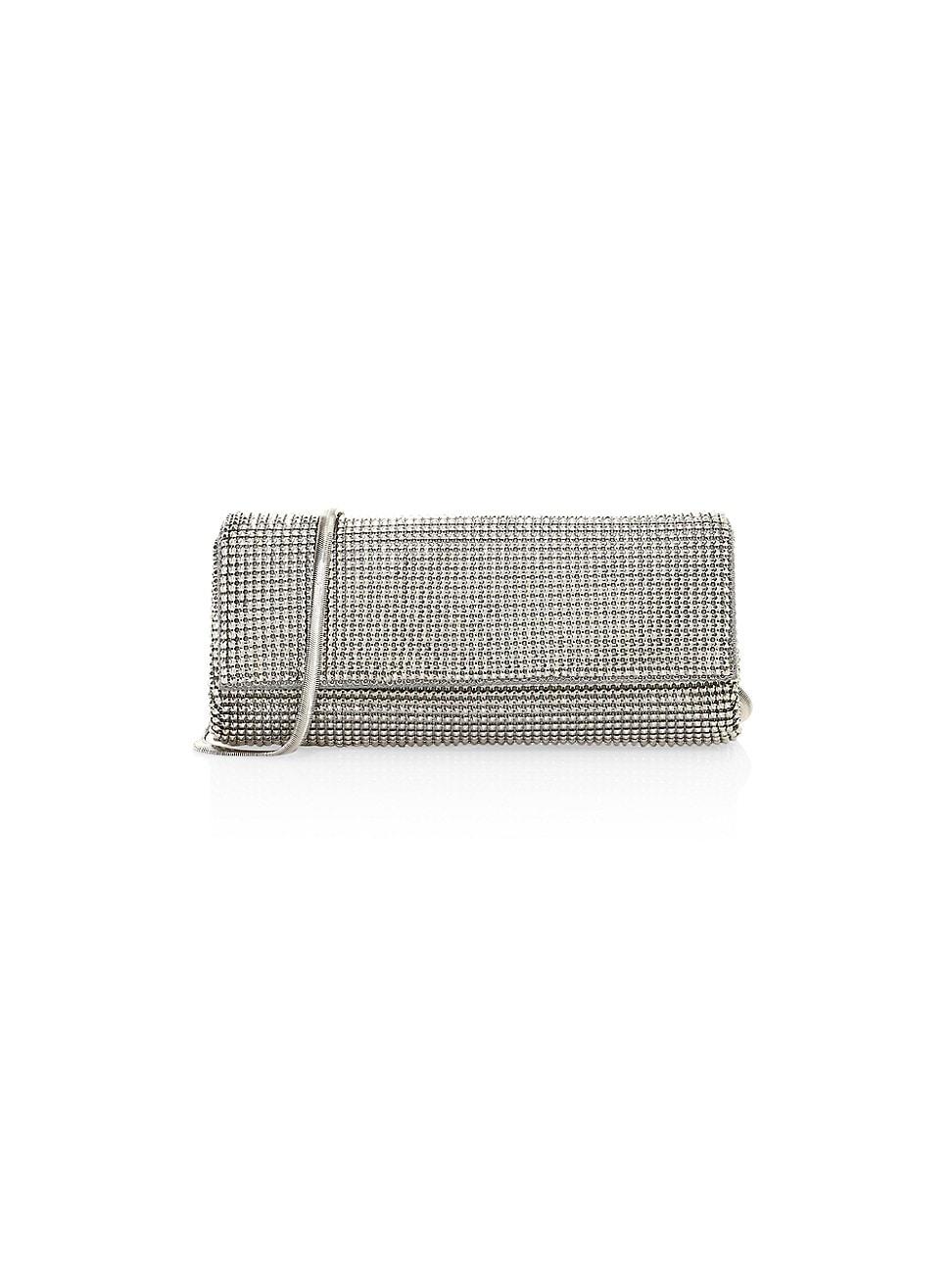 Womens Pyramid Mesh Clutch Product Image
