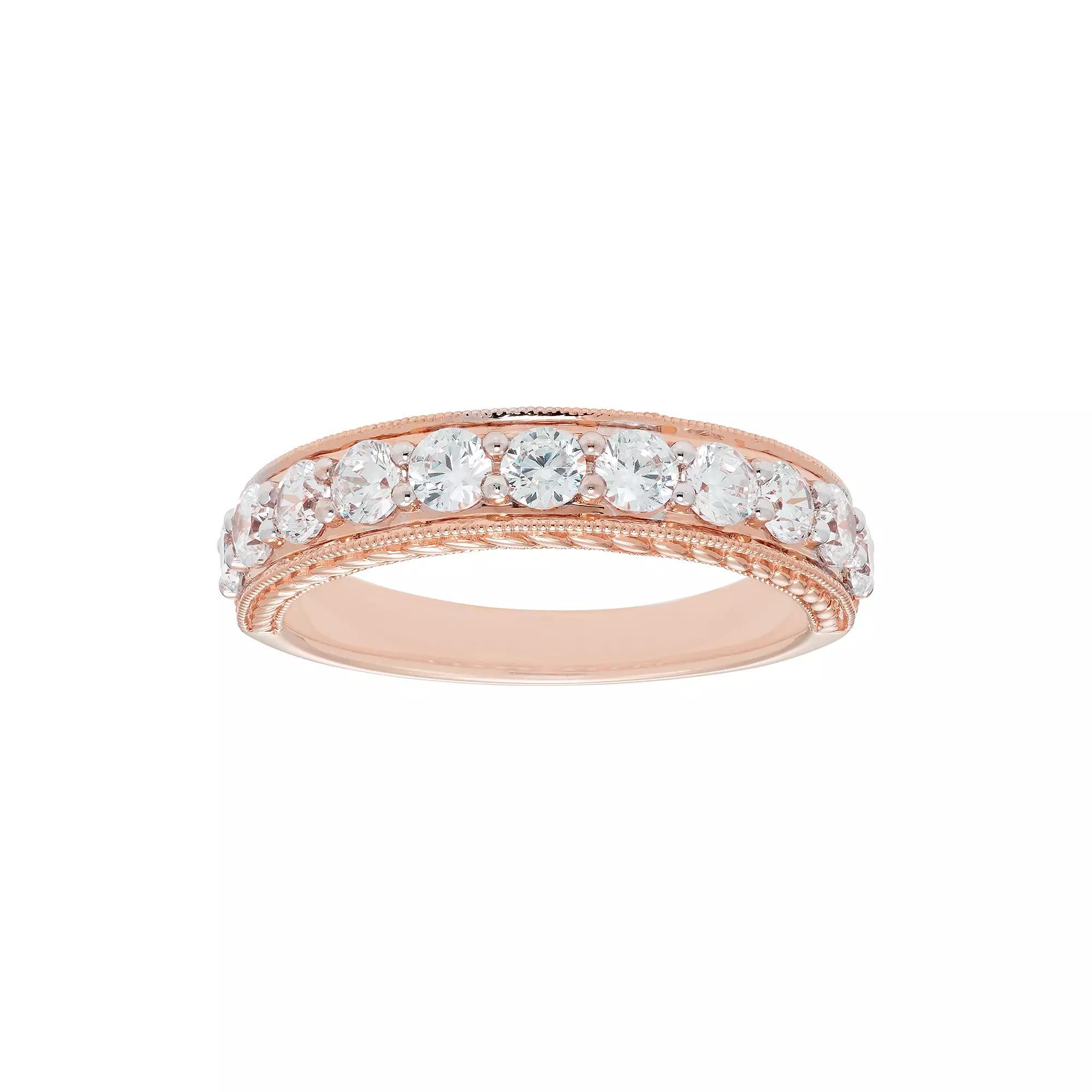 The Regal Collection 14k Gold 1 Carat T.W. IGL Certified Diamond Wedding Band, Women's,  Product Image