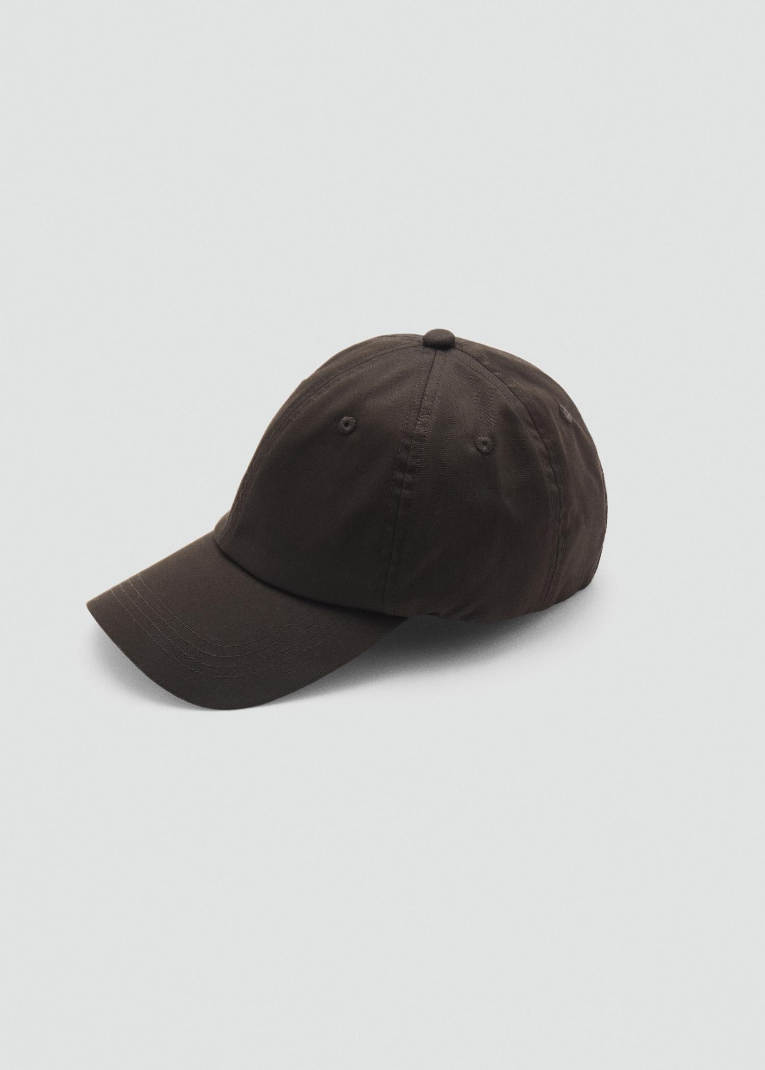 Cotton visor cap - Men | MANGO USA Product Image