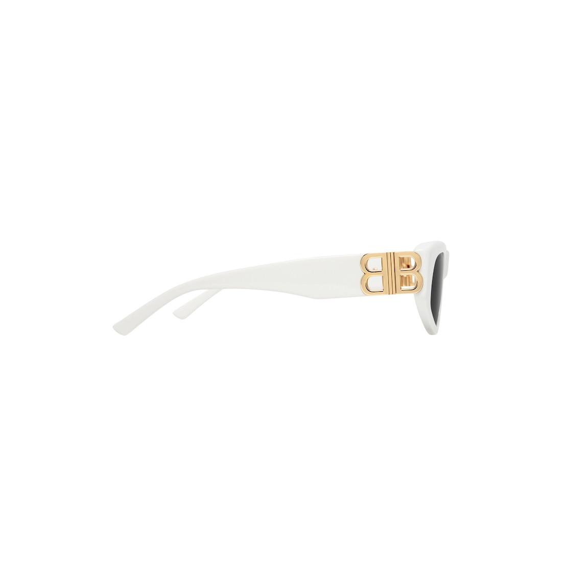Women's Dynasty D-frame Sunglasses in White Product Image