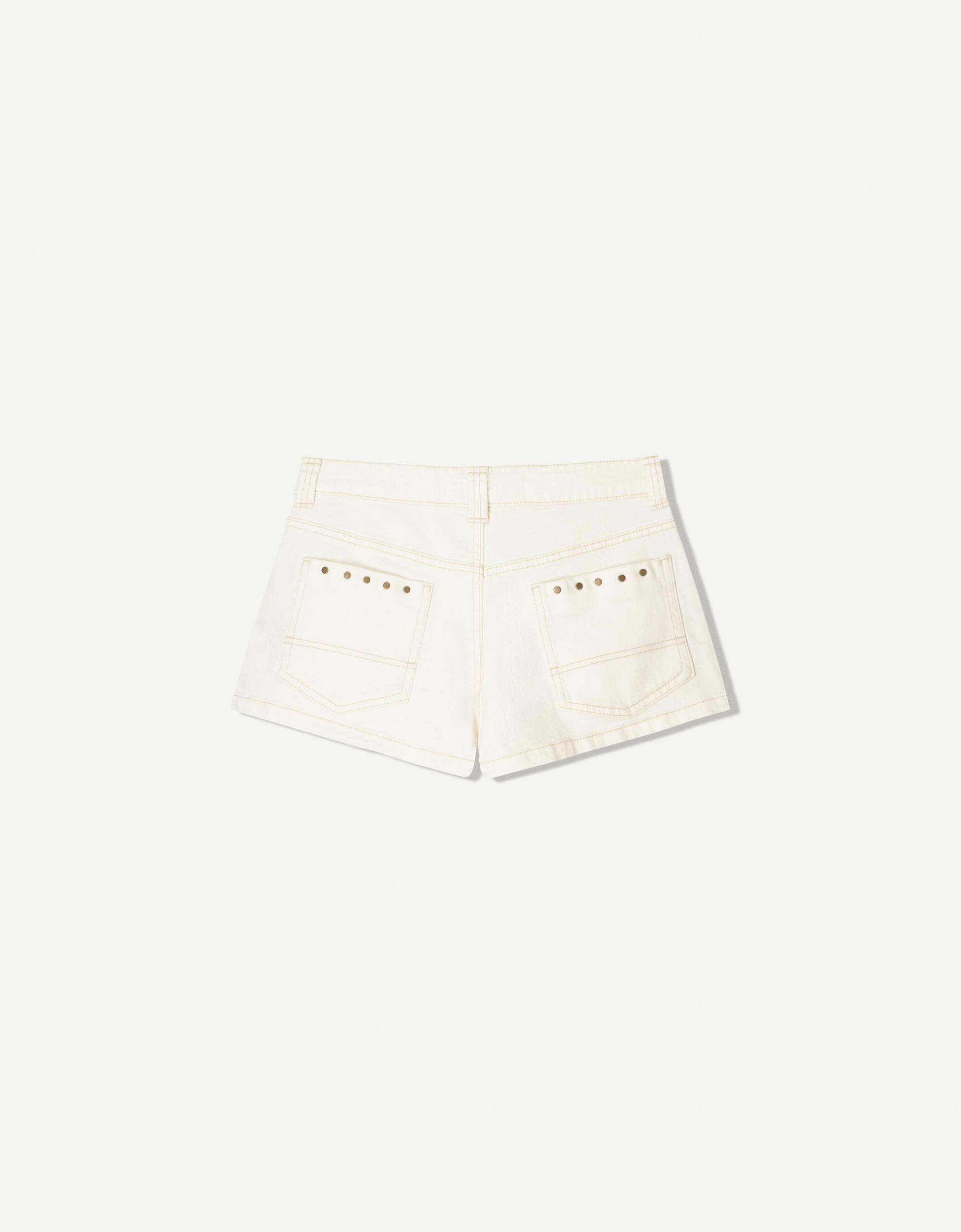 Voluminous studded shorts Product Image