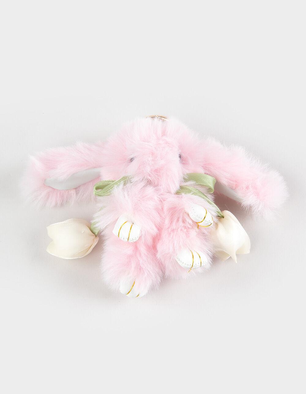 FULL TILT Plush Bunny Bag Charm - PINK Product Image