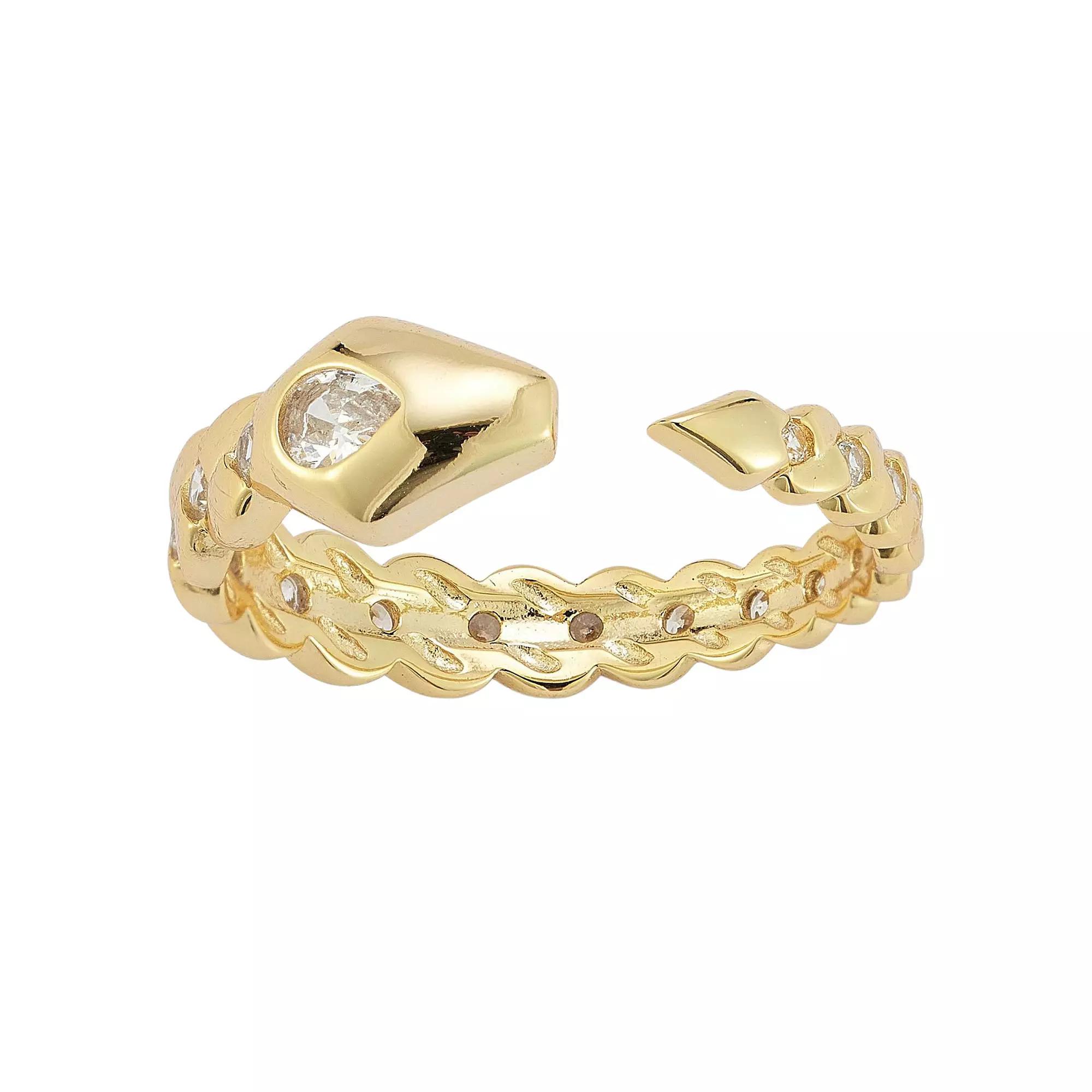 Moon & Meadow 14K Yellow Gold Polished Triple Clover Ring Product Image