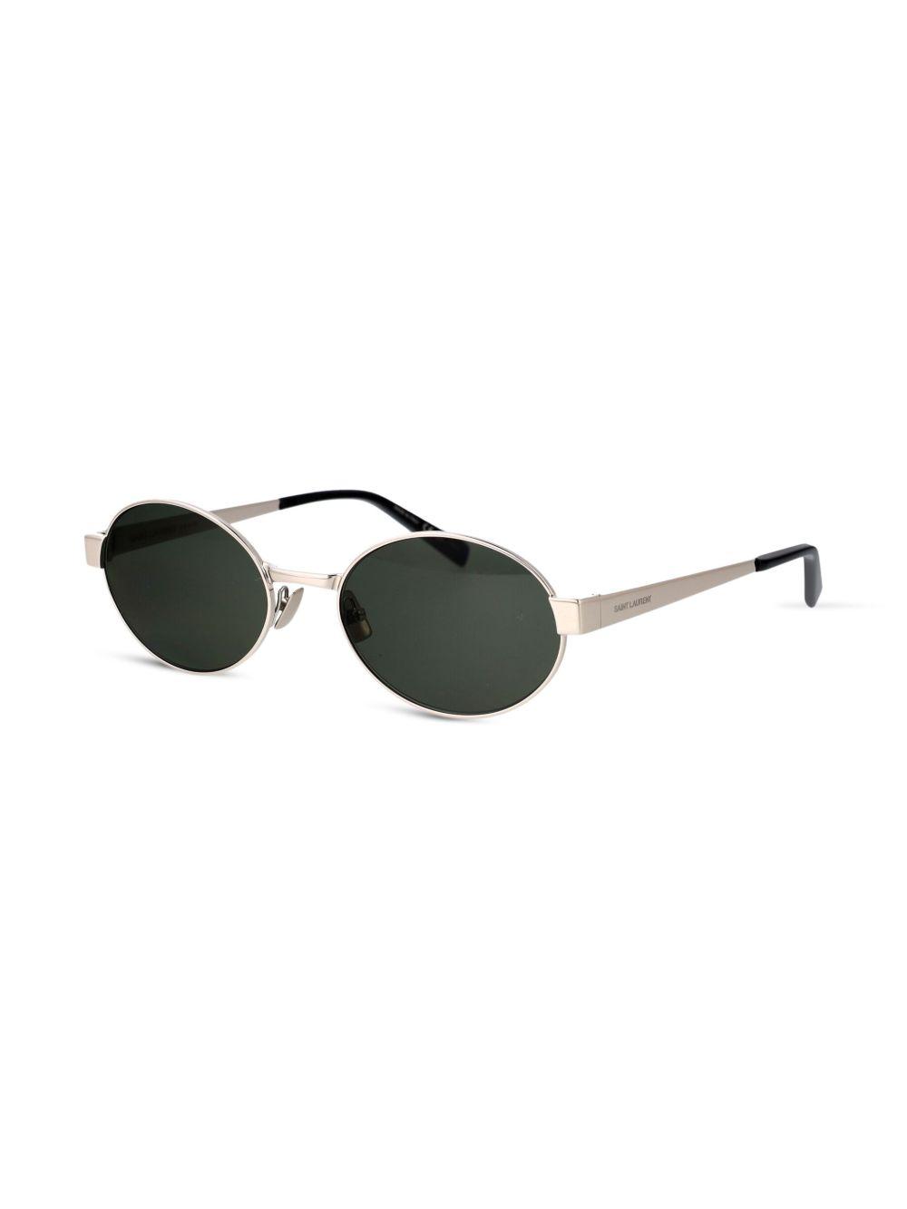 logo-engraved oval-frame sunglasses Product Image
