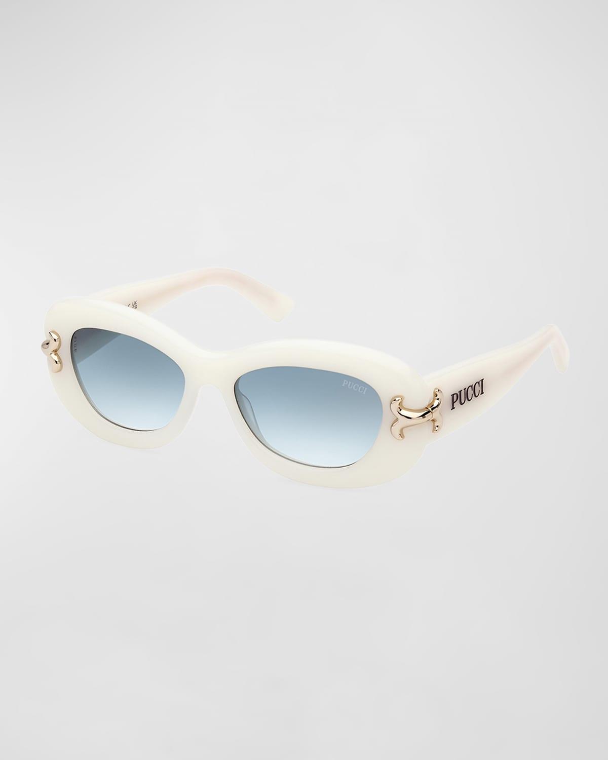 Womens 52MM Oval Sunglasses Product Image