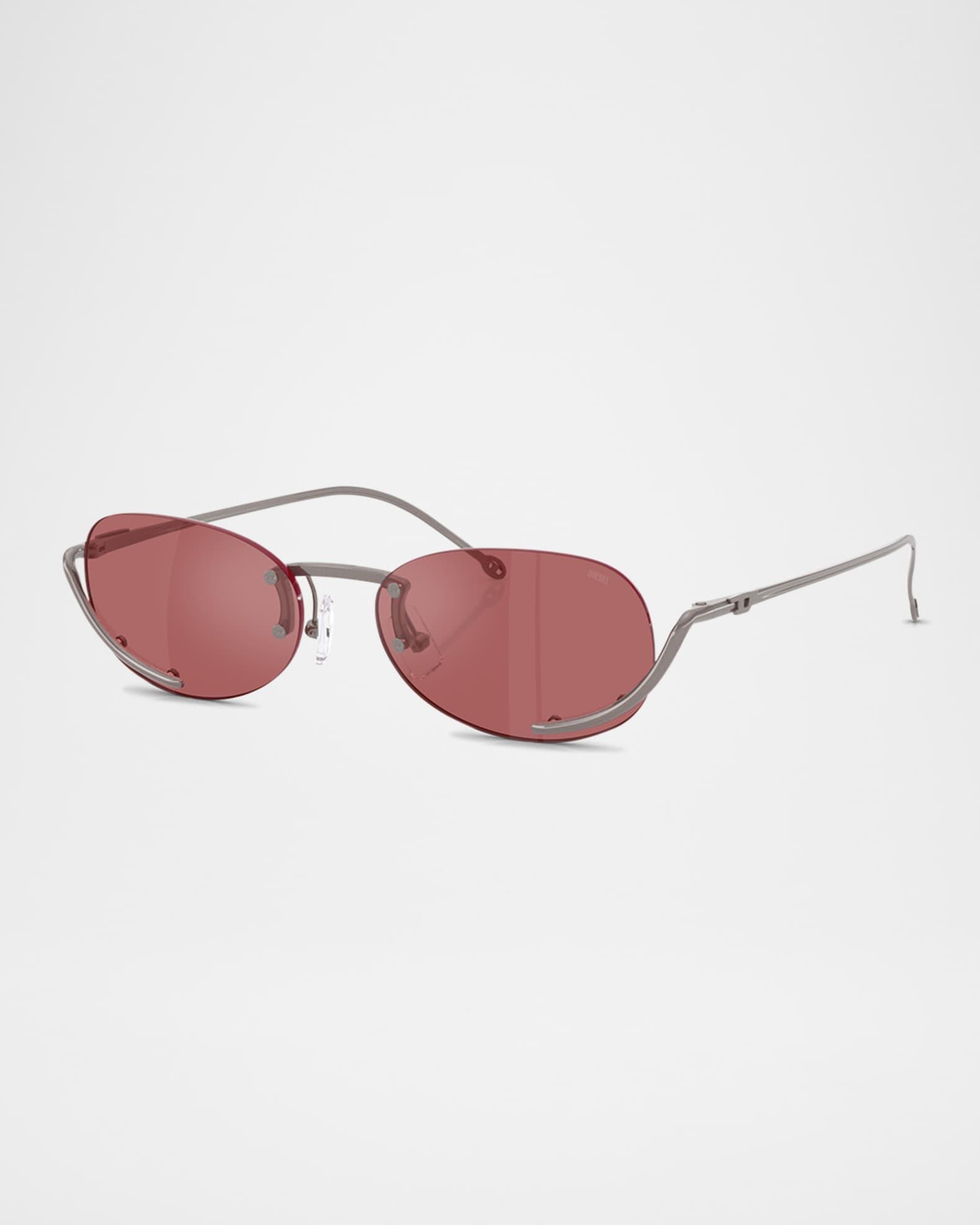 Men's DL1004 Oval Sunglasses Product Image