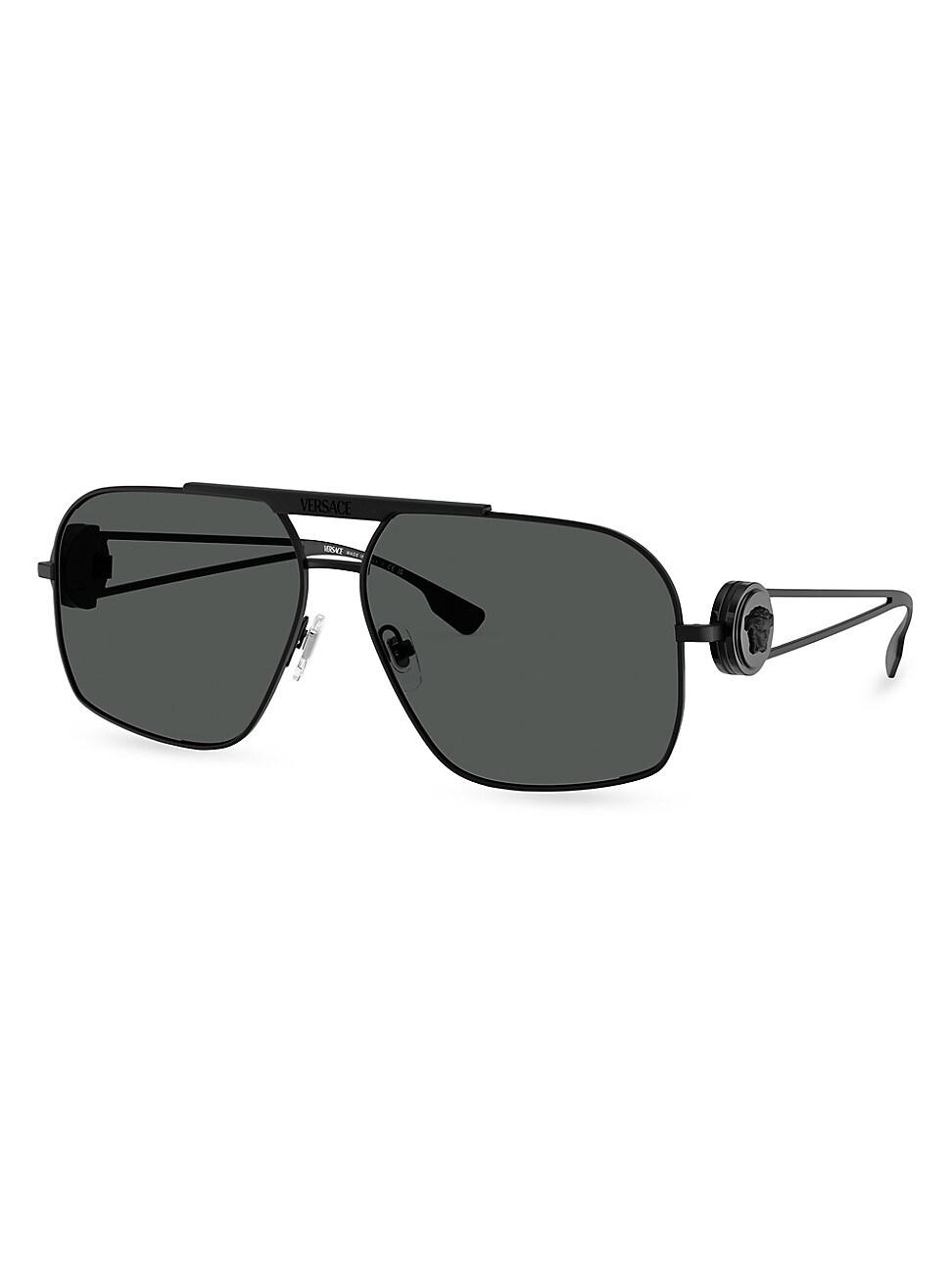 Mens 62MM Pilot Sunglasses Product Image