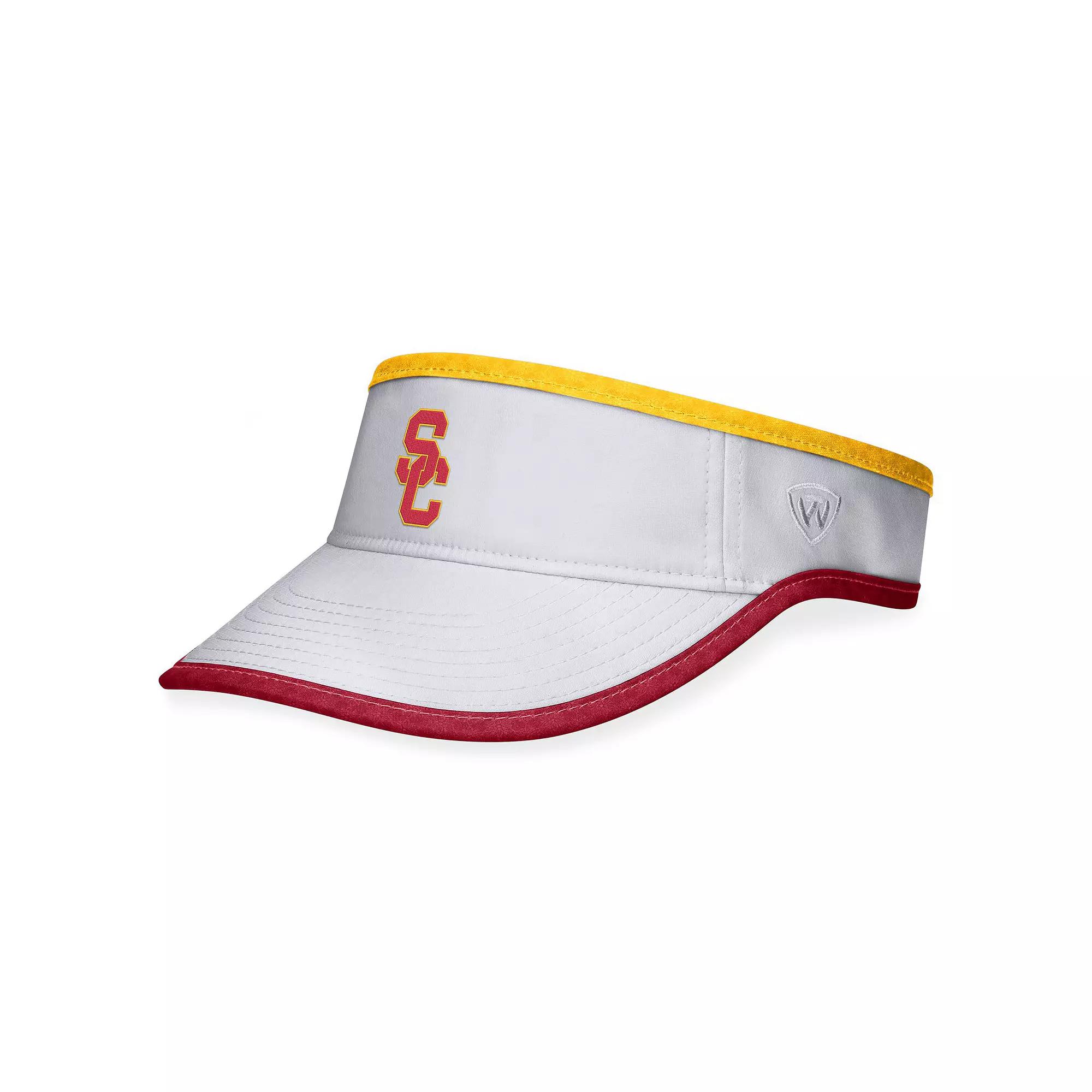 Men's Top of the World White USC Trojans Daybreak Adjustable Visor Product Image