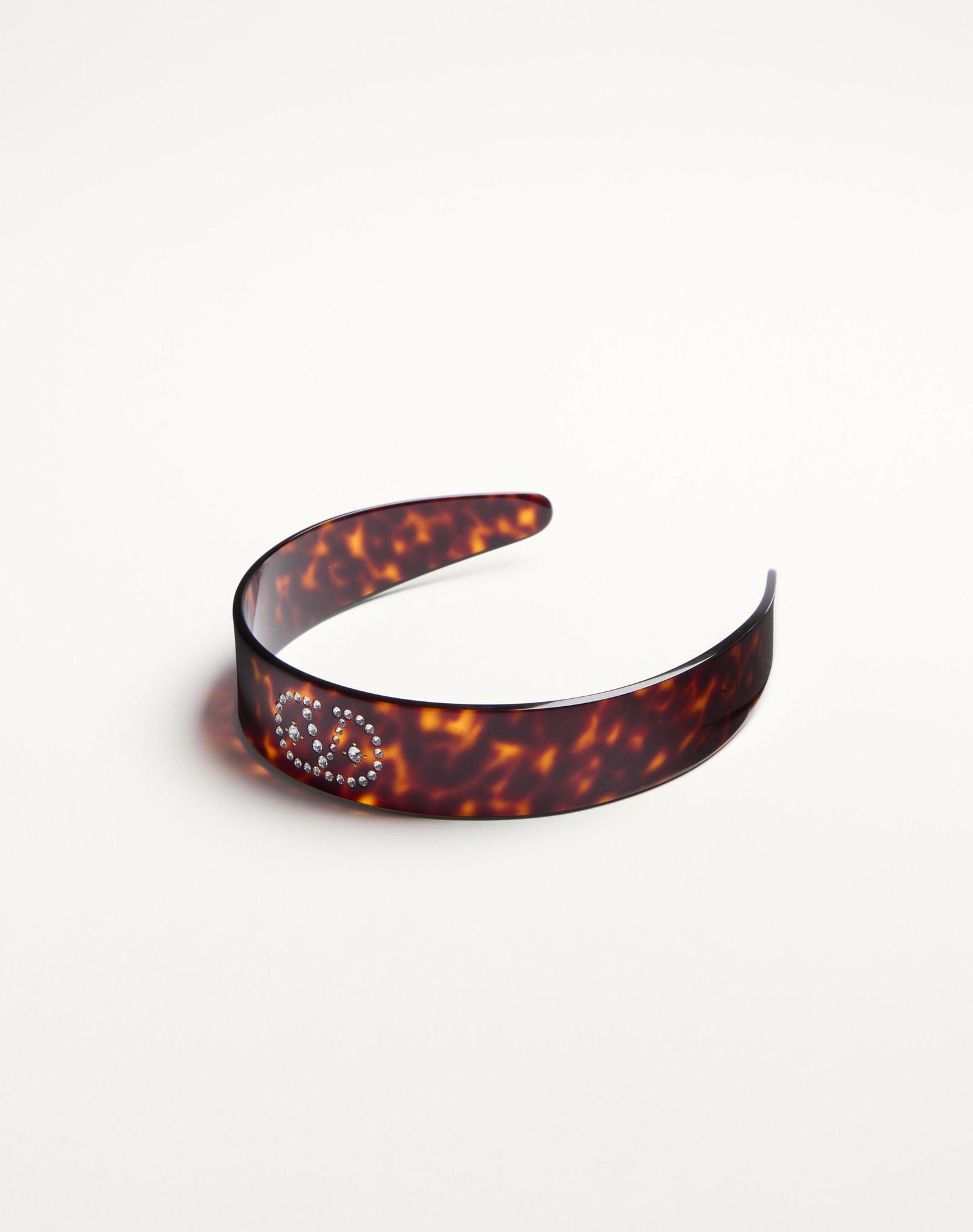 Vlogo Signature Headband In Resin, Metal And Crystals Product Image
