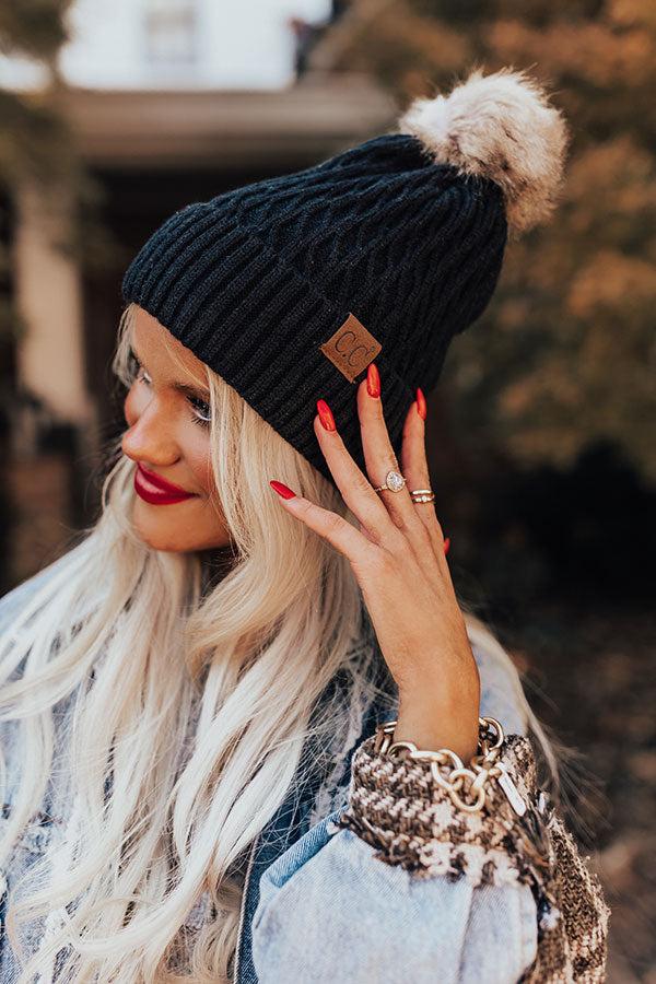 Fall Festival Beanie In Black Product Image