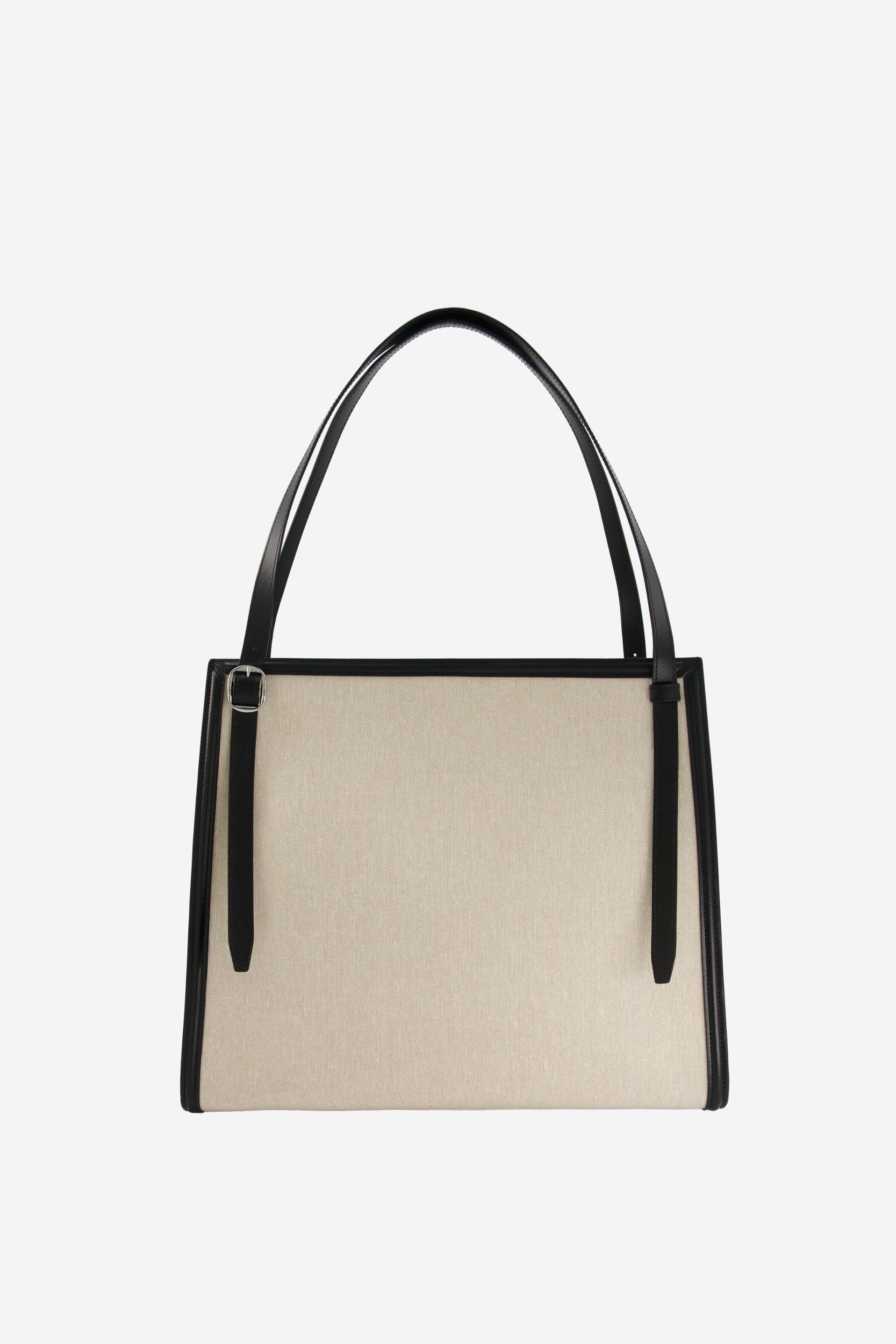 Branded Canvas Belt Tote Bag Product Image