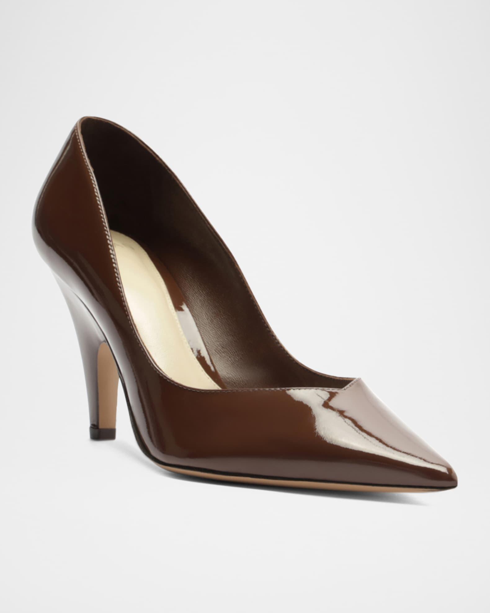 Frenchie Shiny Leather Pumps Product Image