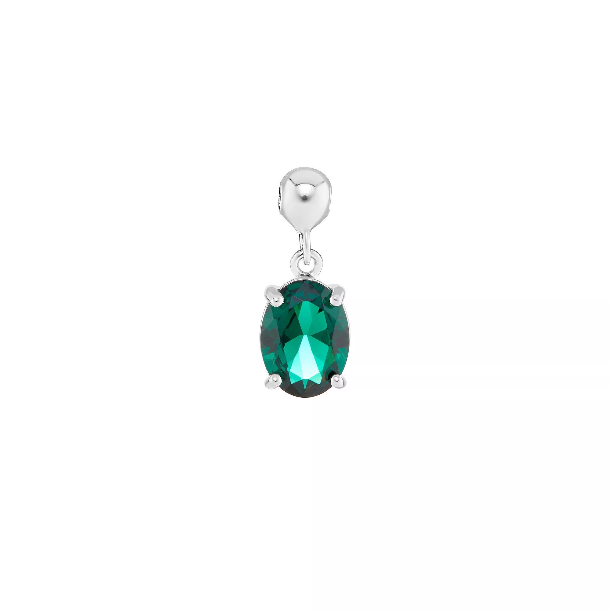 Kendra Scott Davis Sterling Silver Charm in White Diamond | Diamonds Product Image