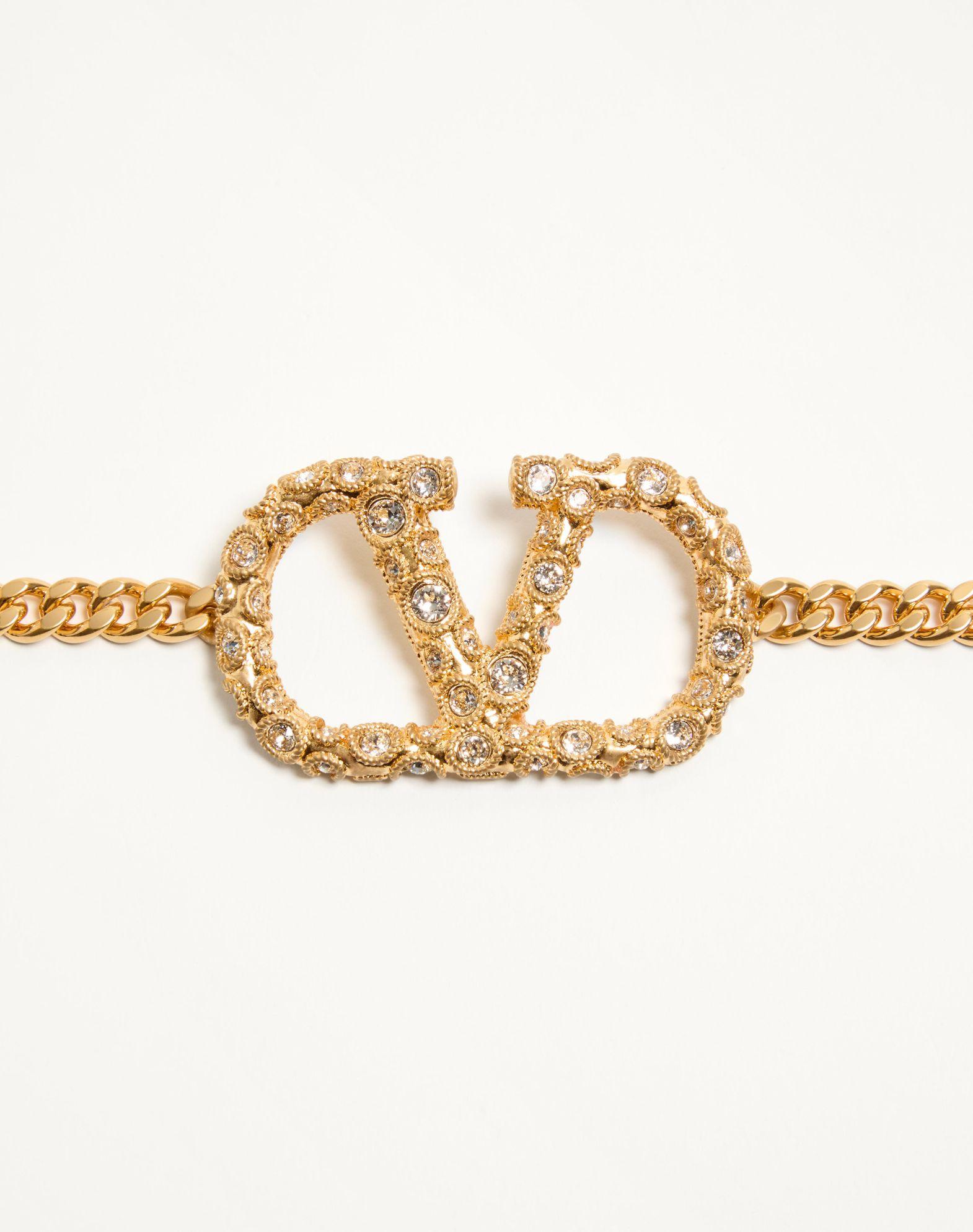 Vlogo Signature Chain Belt With Crystals Product Image