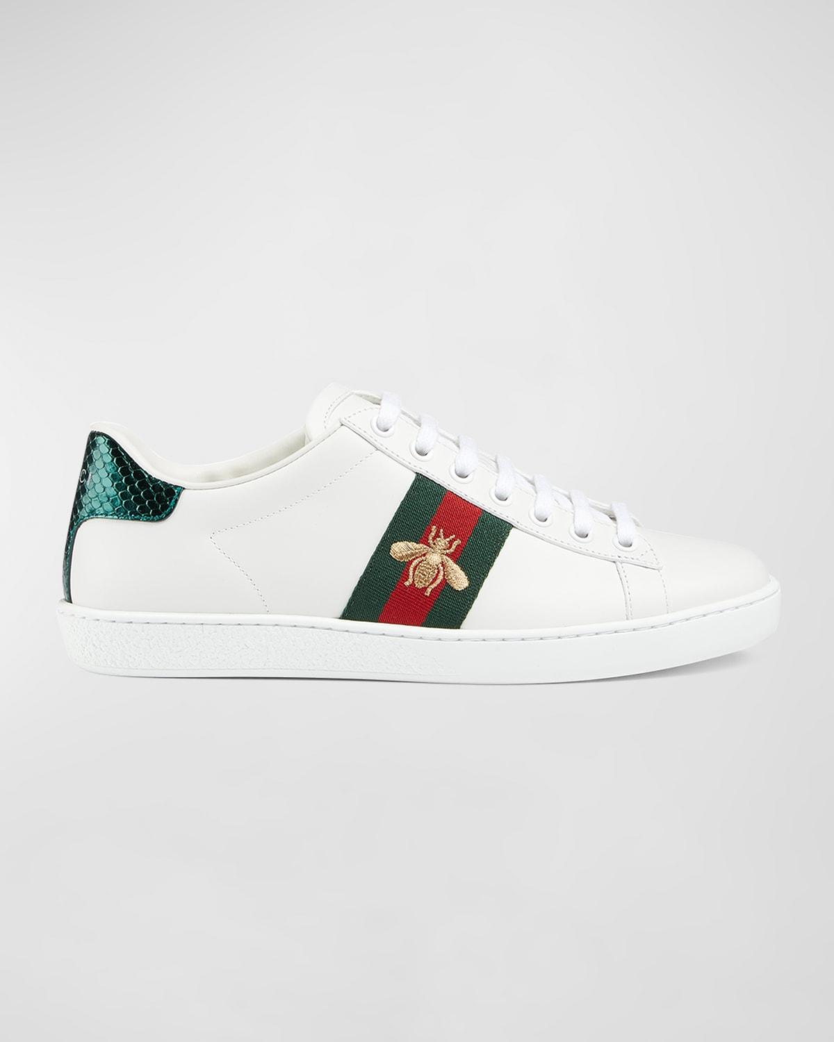 Womens New Ace Bee Embroidered Sneakers Product Image