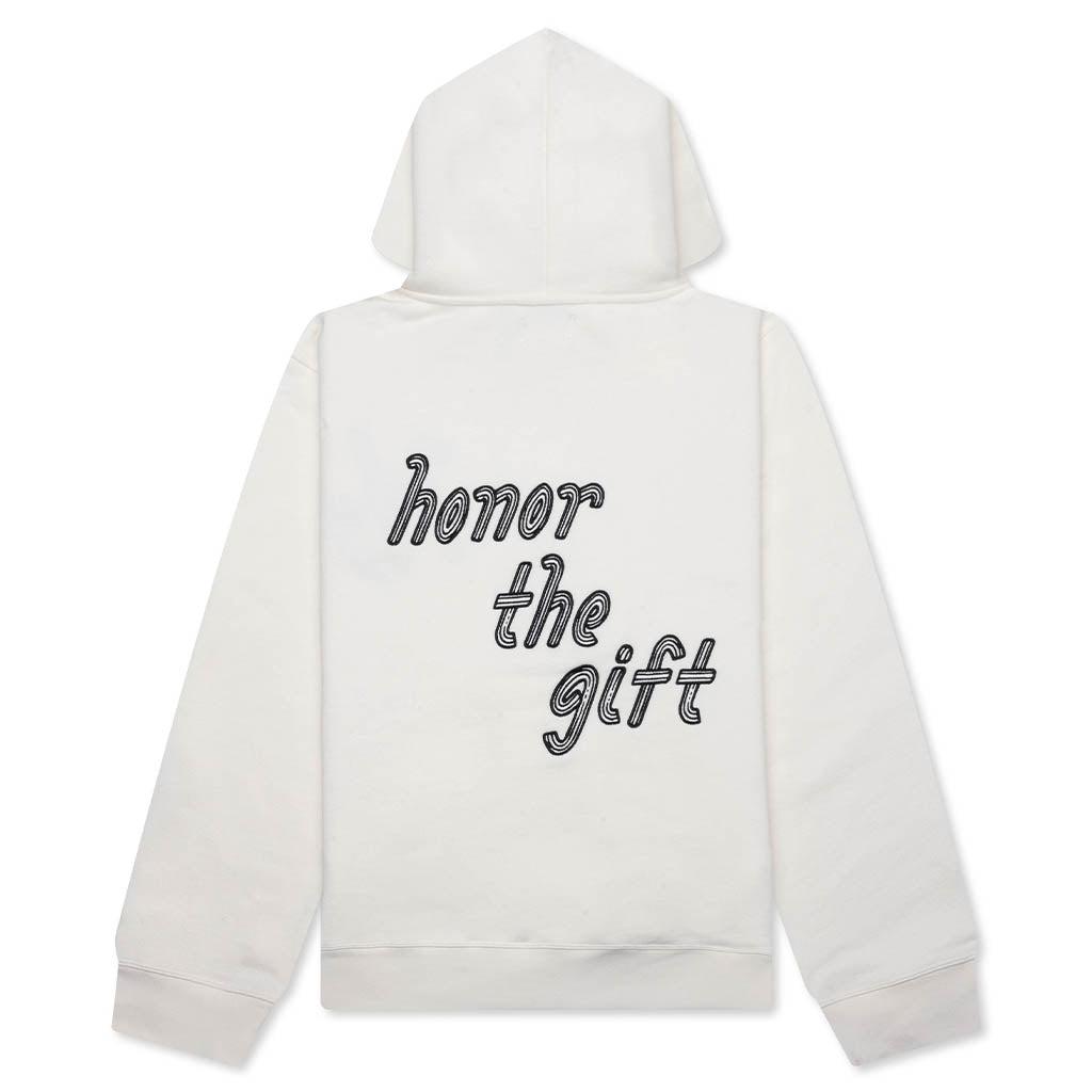 Cursive Honor Hoodie - Bone Male Product Image