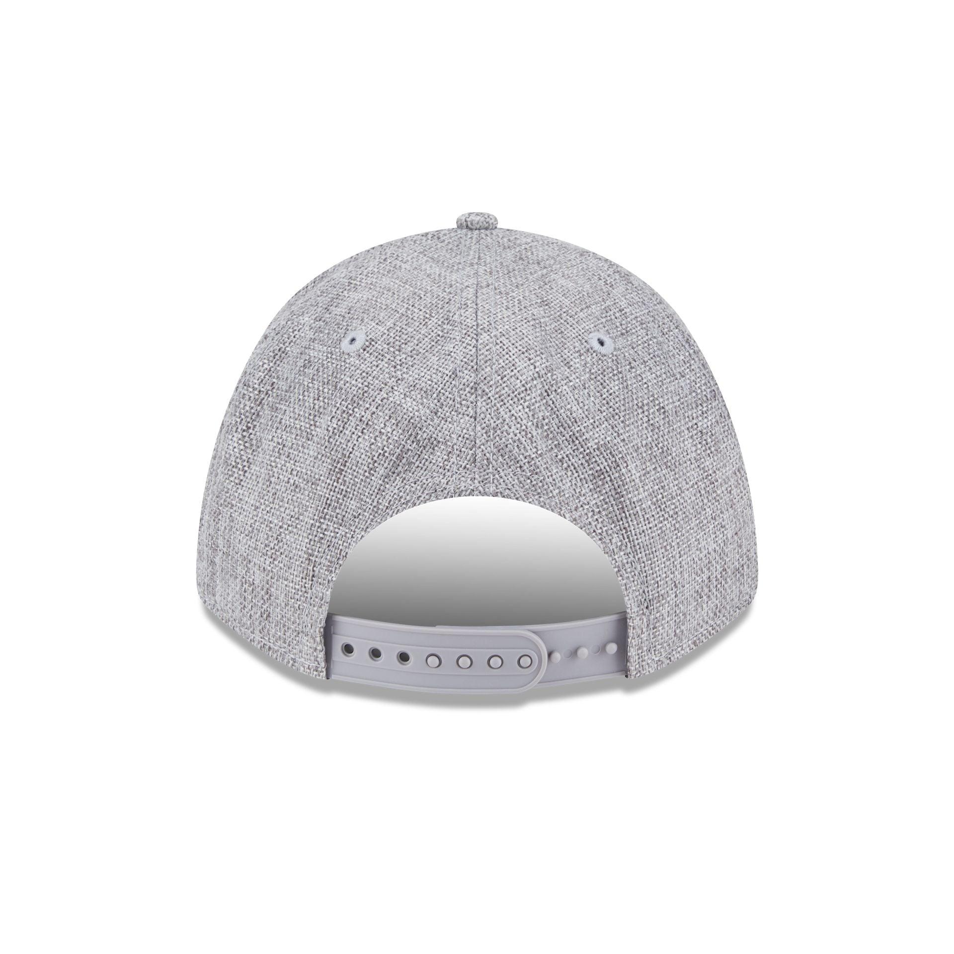 Golden State Warriors Cotton Weave Gray 9FORTY M-Crown A-Frame Snapback Hat Male Product Image