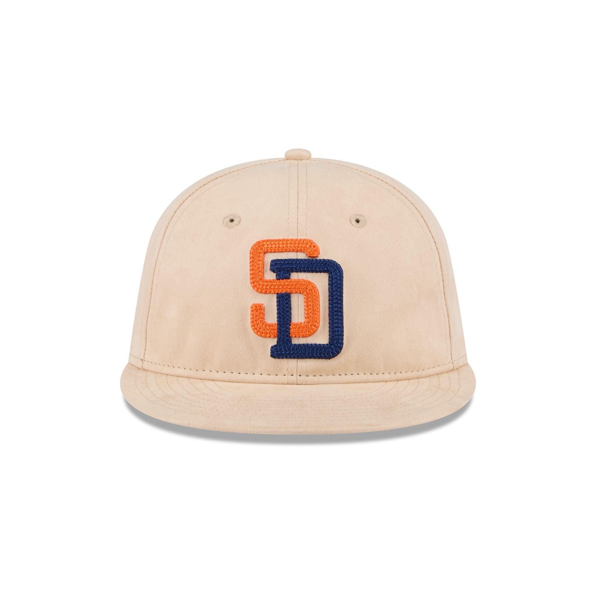 San Diego Padres Stone Suede Retro Crown 9FIFTY Snapback Hat Male Product Image