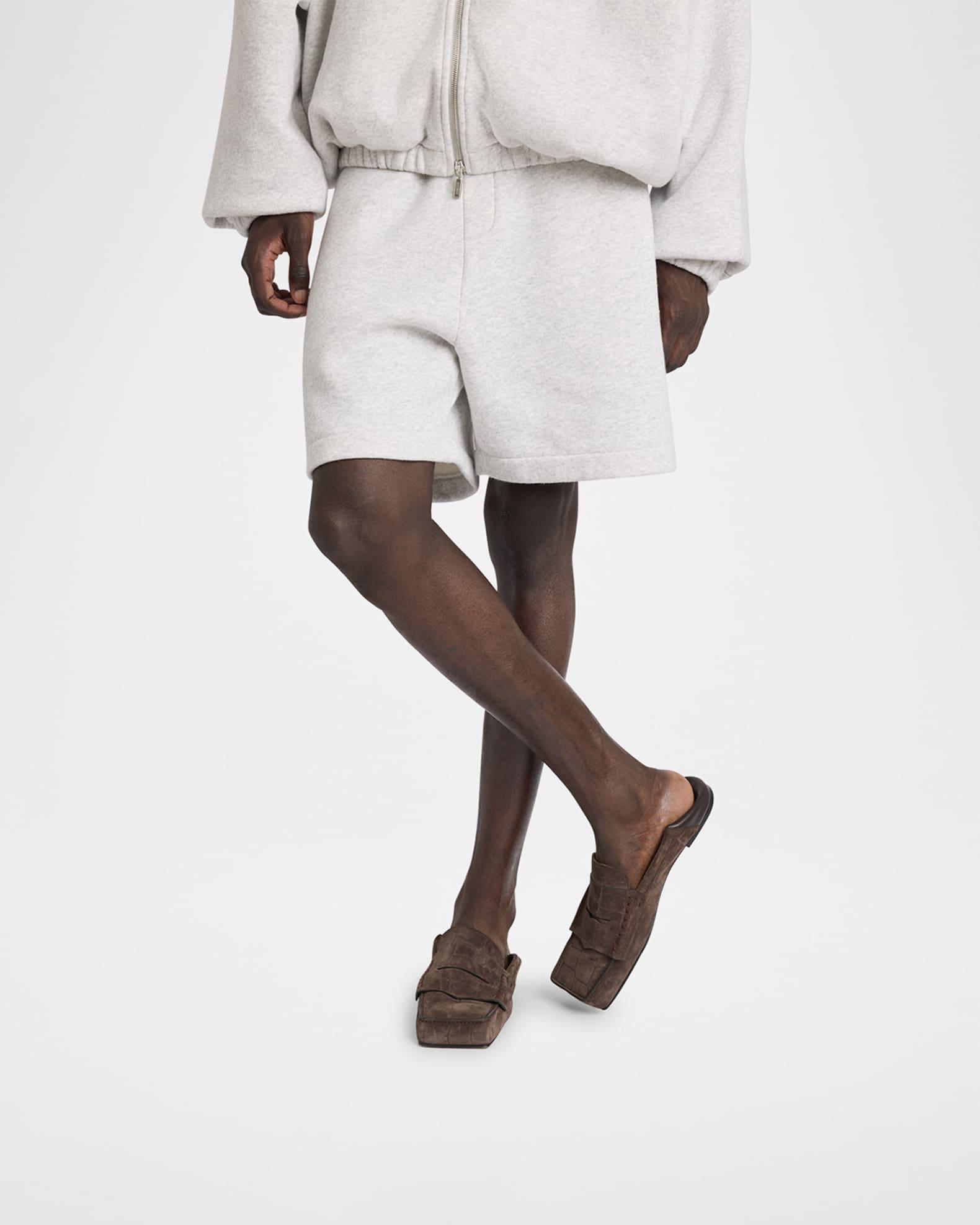 Men's Les Mocassins Carre Suede Penny Loafers Product Image