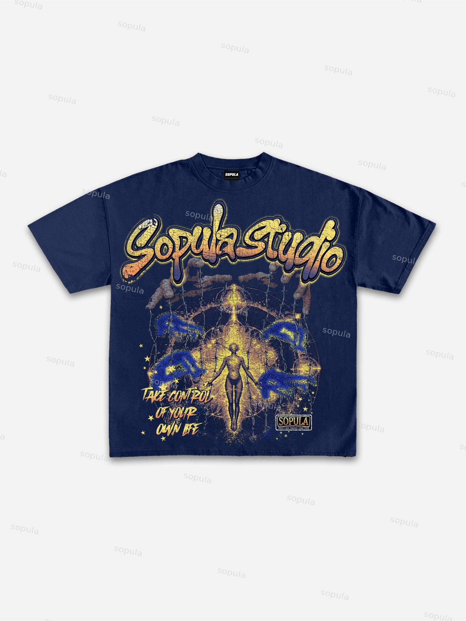 Faith Over Fear Bible Graphic Acid Wash Hoodie Product Image