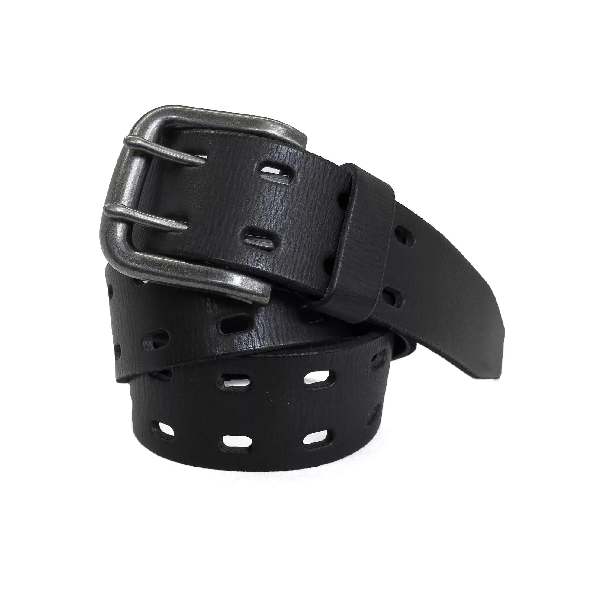 Men's Smith's Workwear 38mm Double Prong Perforated Leather Belt,  Product Image