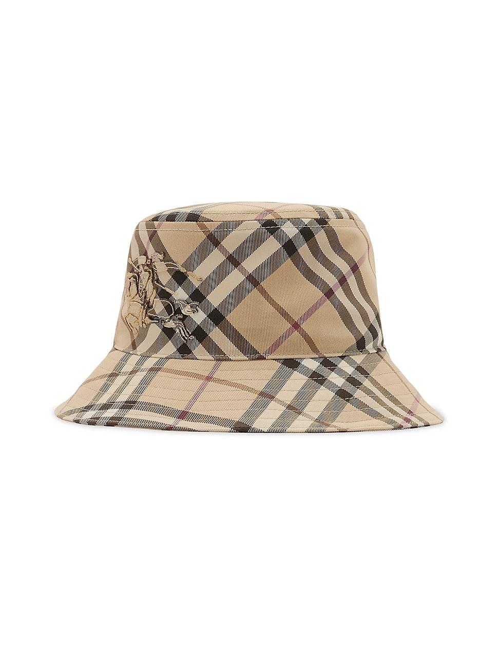 Womens Check Bucket Hat Product Image