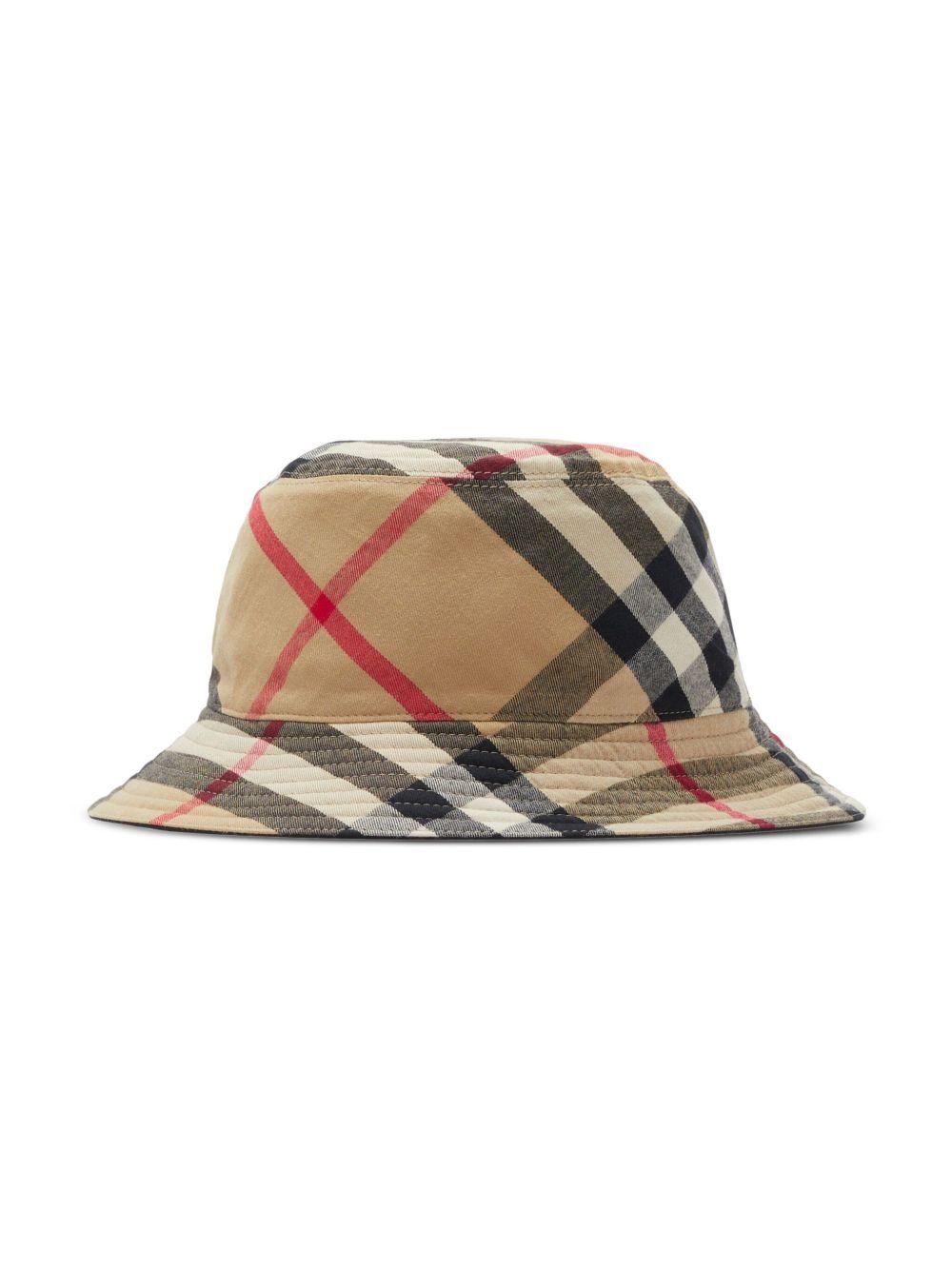Vintage Check reversible bucket hat  Product Image