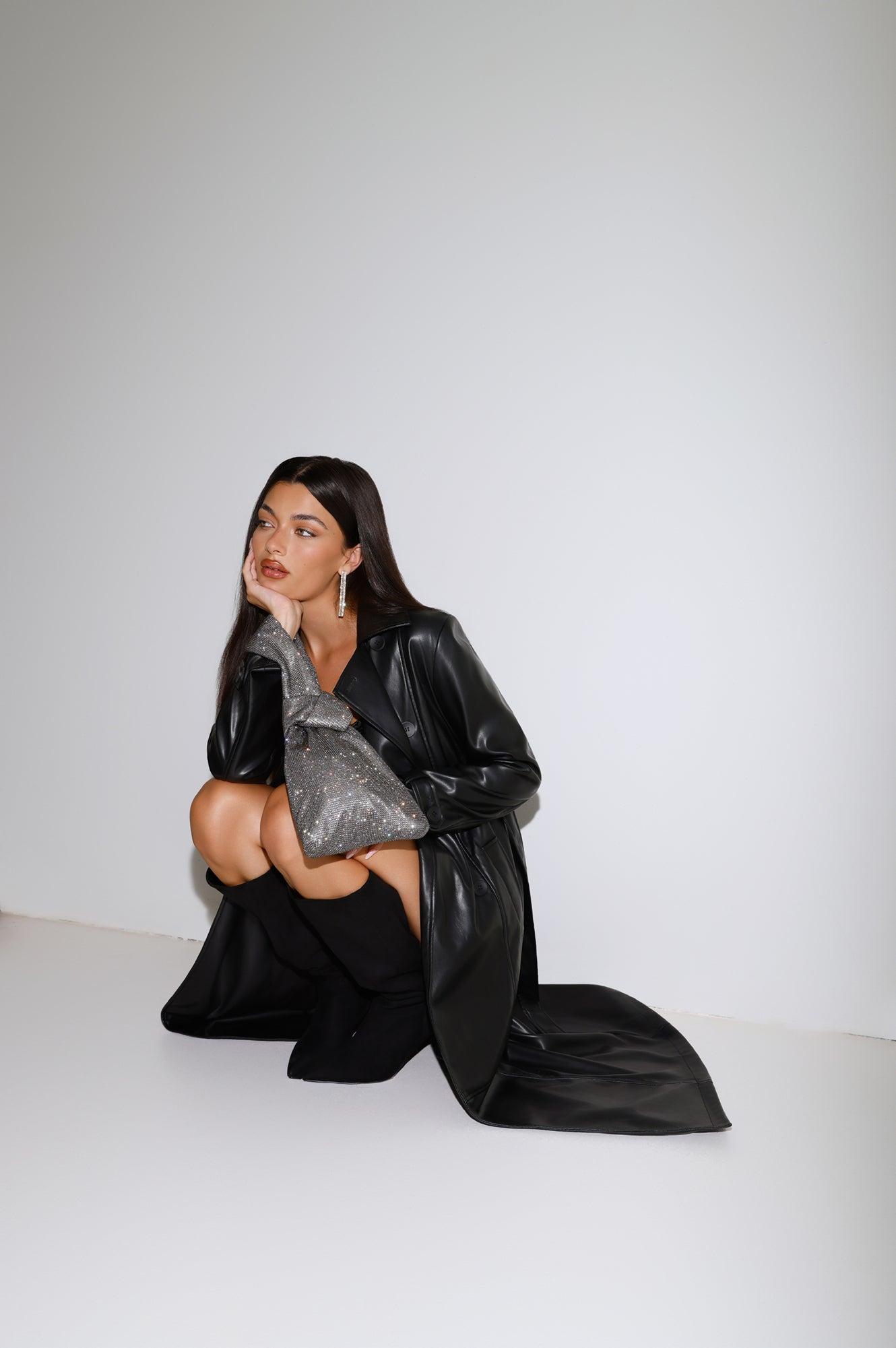 Clarra Crystal Wristlet Pewter Product Image