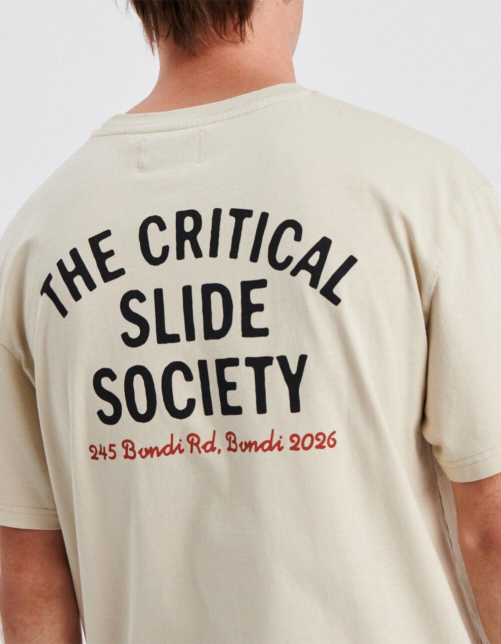 THE CRITICAL SLIDE SOCIETY Local Mens Tee - CREAM Product Image